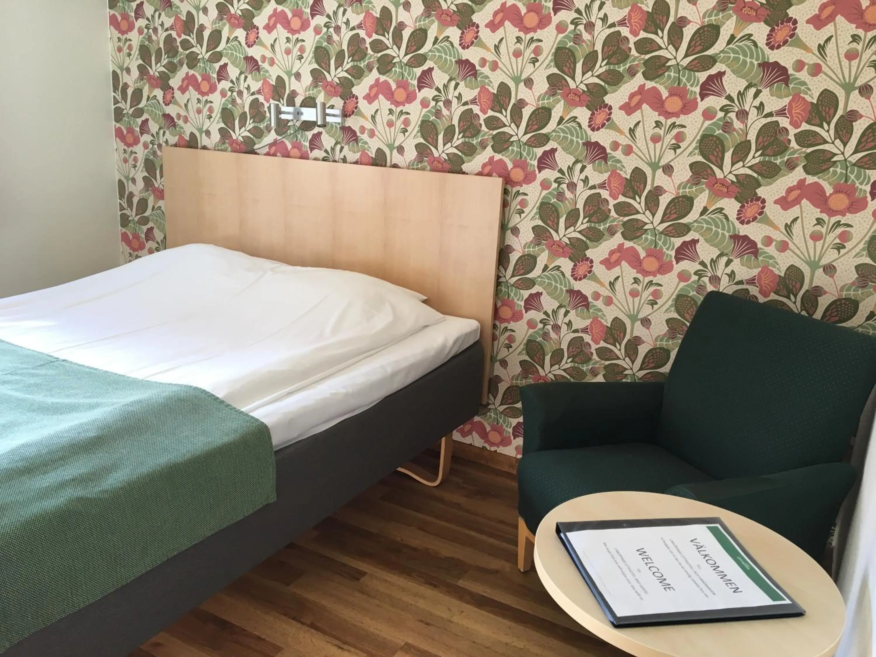 Bed in Linköpings Cityhotell och Vandrarhem