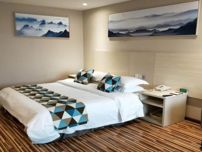 Bed in GreenTree Alliance JiangSu Province Lianyungang Nanchang Road Hotel