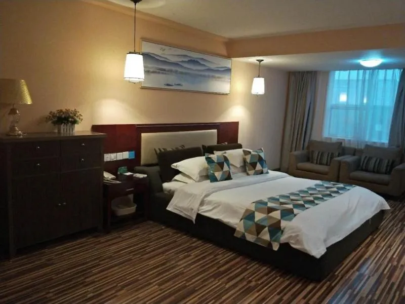 Bed in GreenTree Alliance JiangSu Province Lianyungang Nanchang Road Hotel