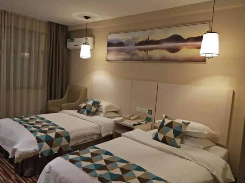 Bed in GreenTree Alliance JiangSu Province Lianyungang Nanchang Road Hotel