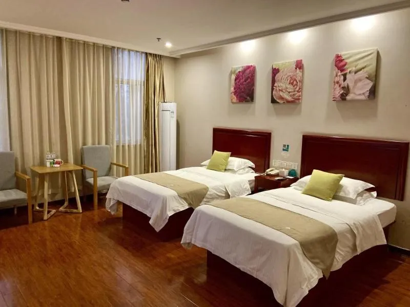 Bed in GreenTree Inn ShanDong Linxi Pingyi Mengyang Road Express Hotel