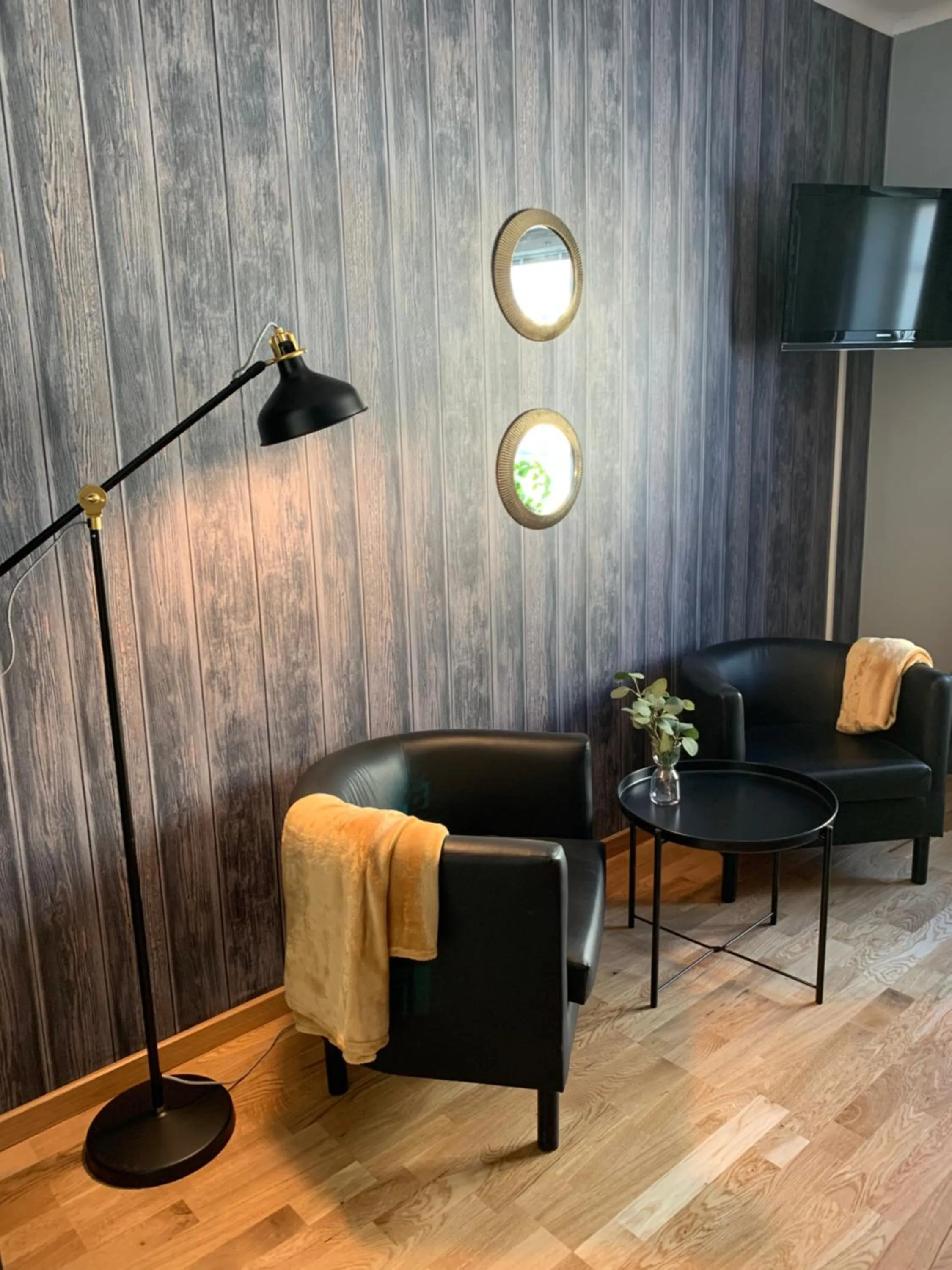 Seating area in Ludvika Stadshotell