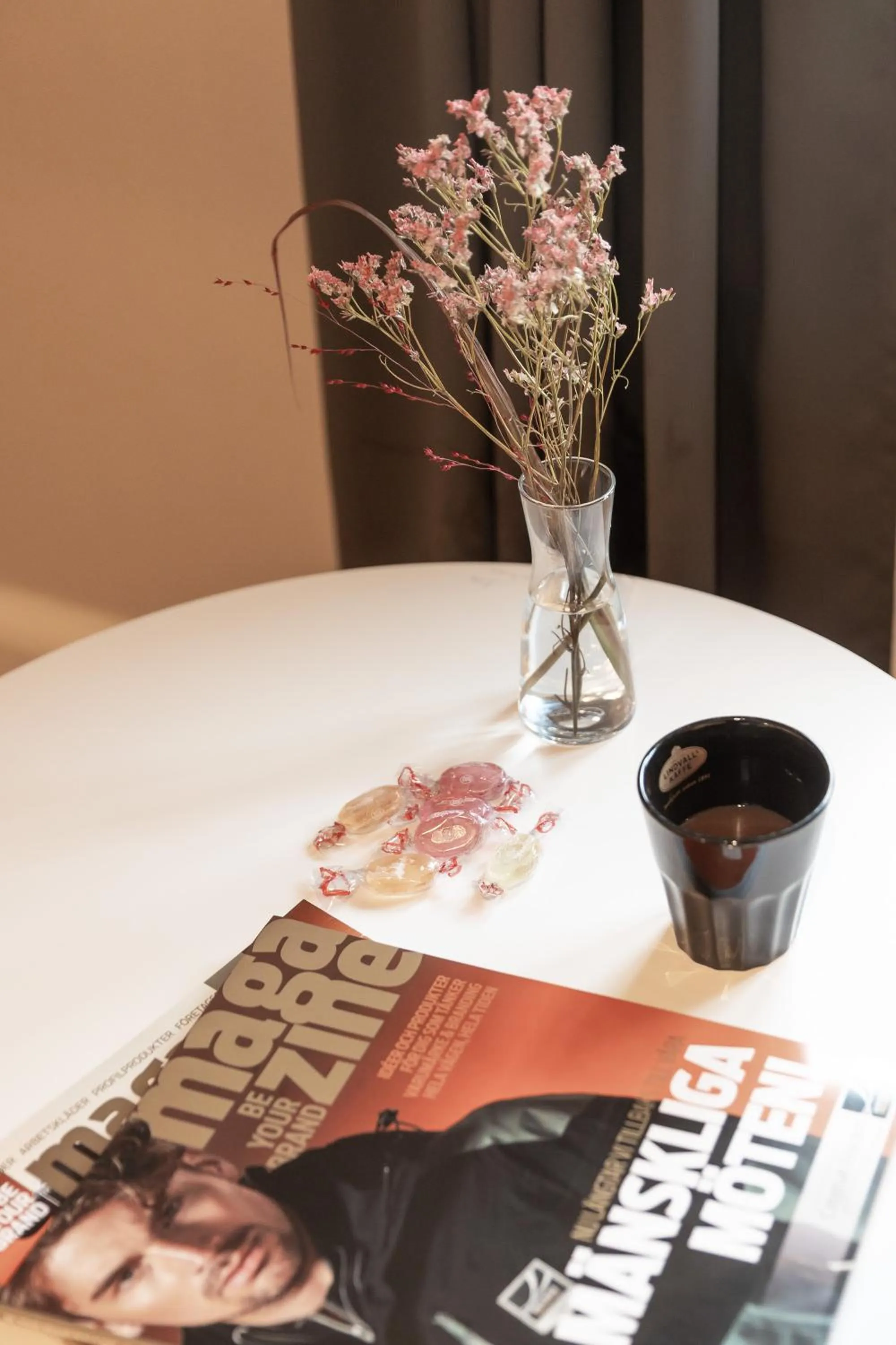 Seating area in Ludvika Stadshotell
