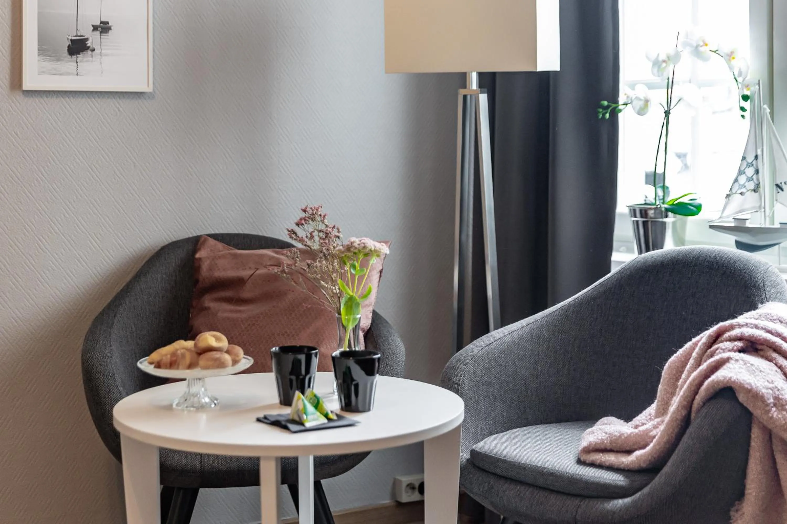 Seating area in Ludvika Stadshotell