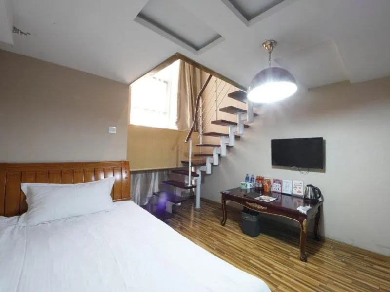 Bed in GreenTree Inn Hefei Fanhua Avenue Decision Building Anhui University Business Hotel