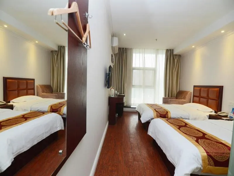 Bed in GreenTree Inn Hefei Fanhua Avenue Decision Building Anhui University Business Hotel