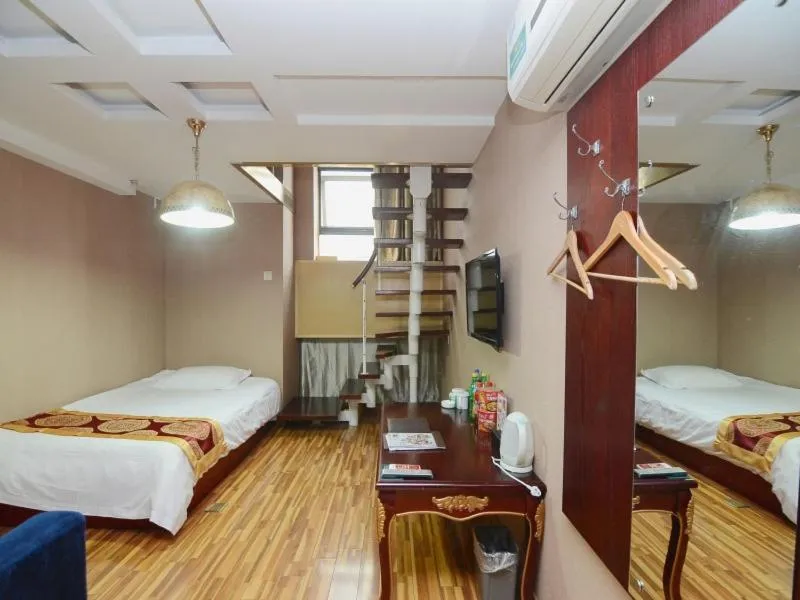 Bed in GreenTree Inn Hefei Fanhua Avenue Decision Building Anhui University Business Hotel