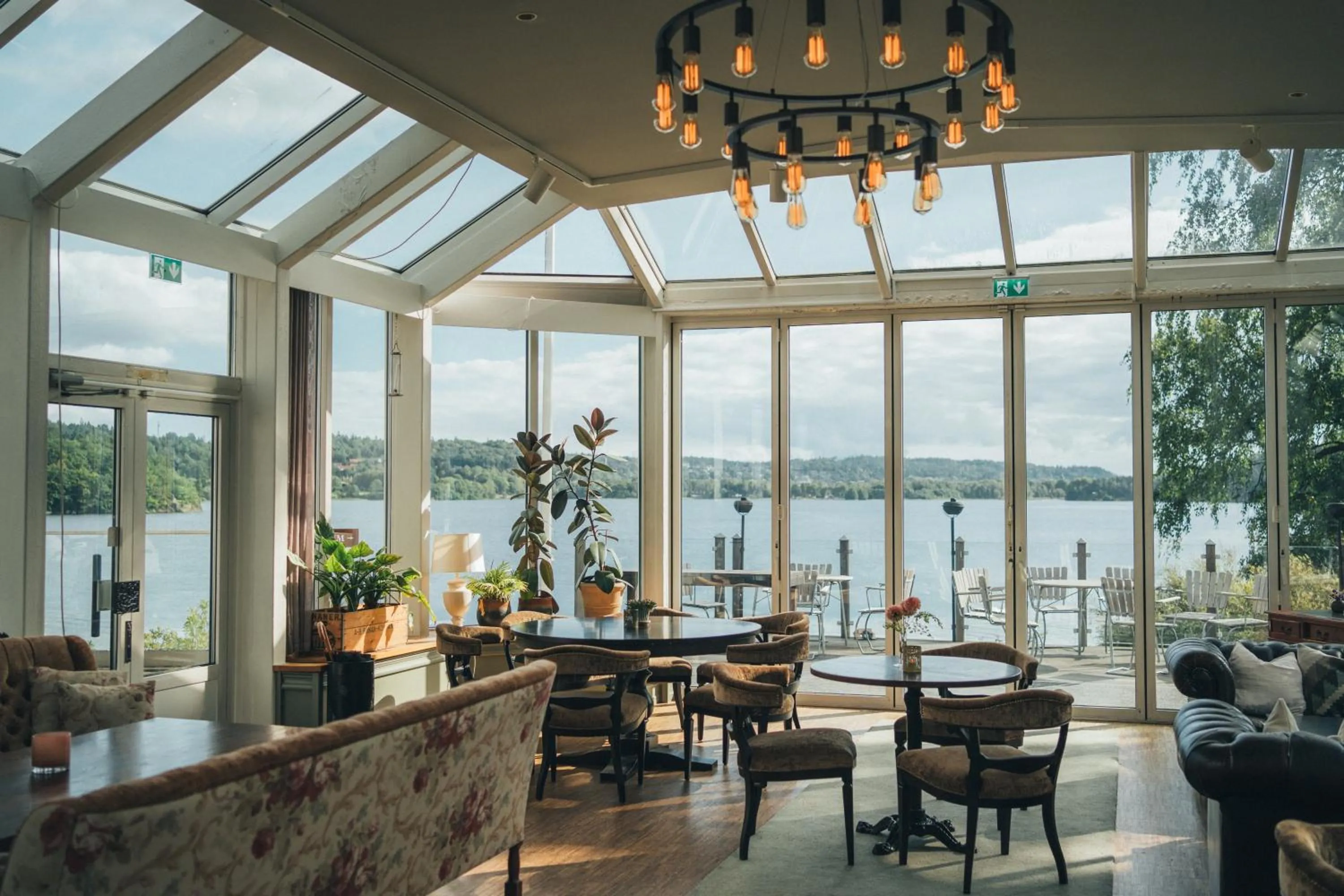 Living room in Hällsnäs Hotell & Restaurang