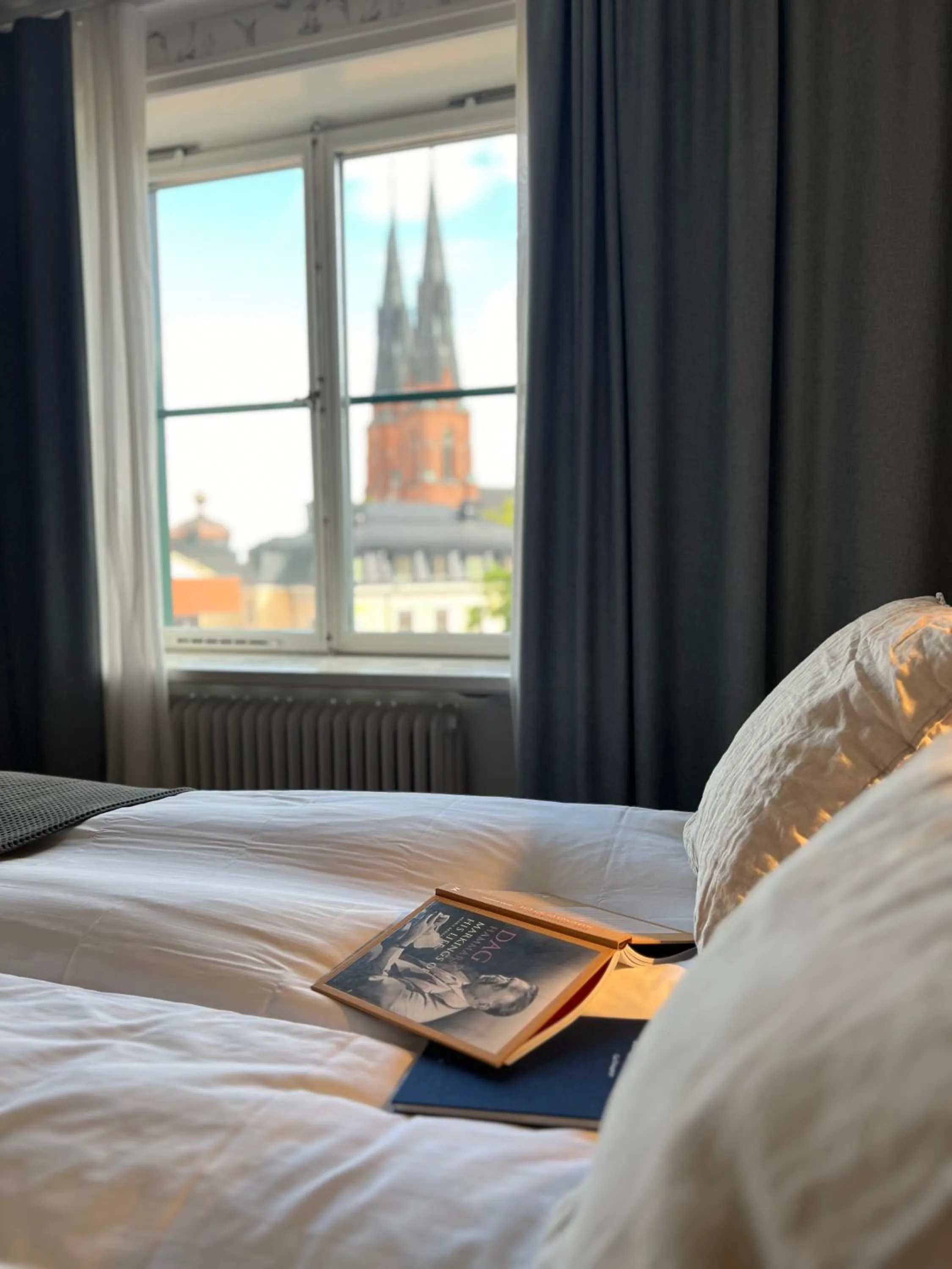 View (from property/room), Bed in Akademihotellet