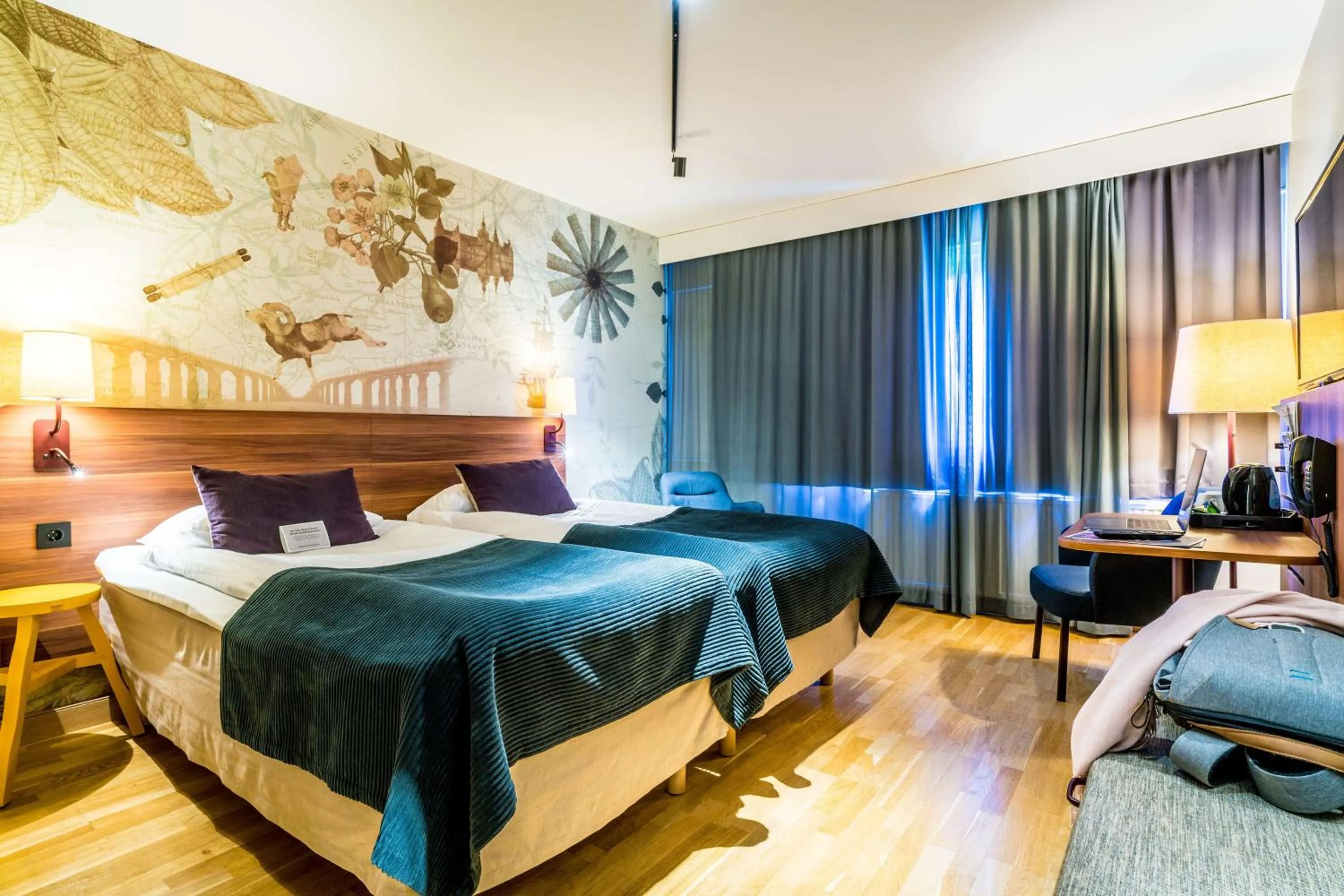 Bedroom, Bed in Scandic Kalmar