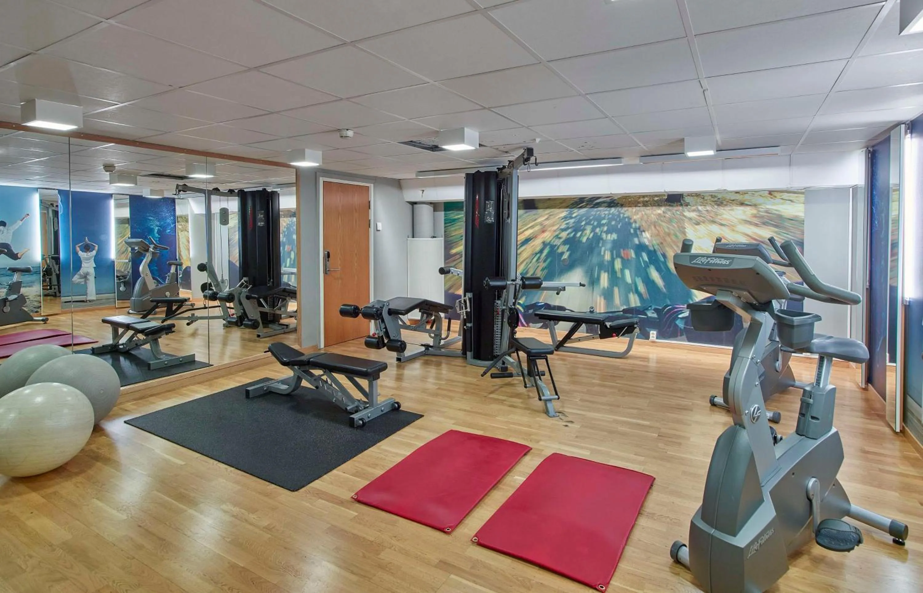 Fitness centre/facilities in Scandic Växjö