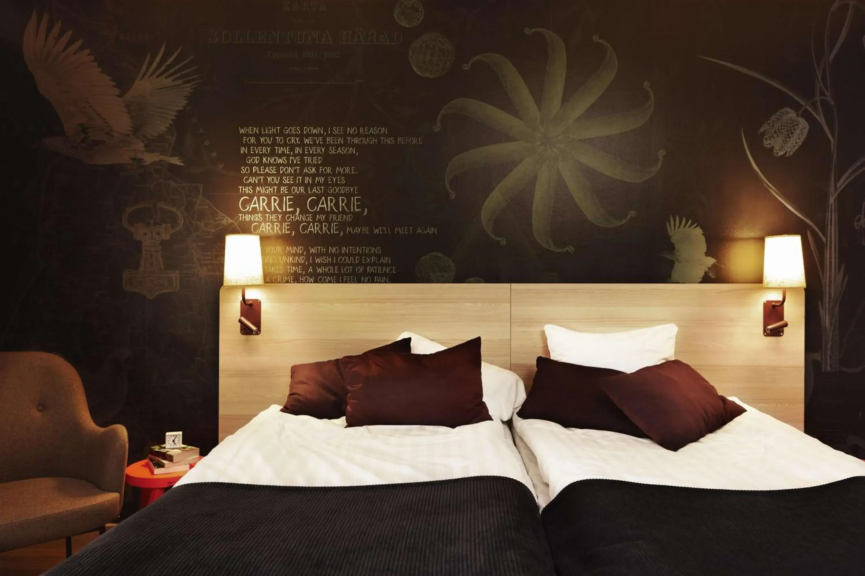 Bedroom, Bed in Scandic Växjö Bedroom, Bed in Scandic Växjö