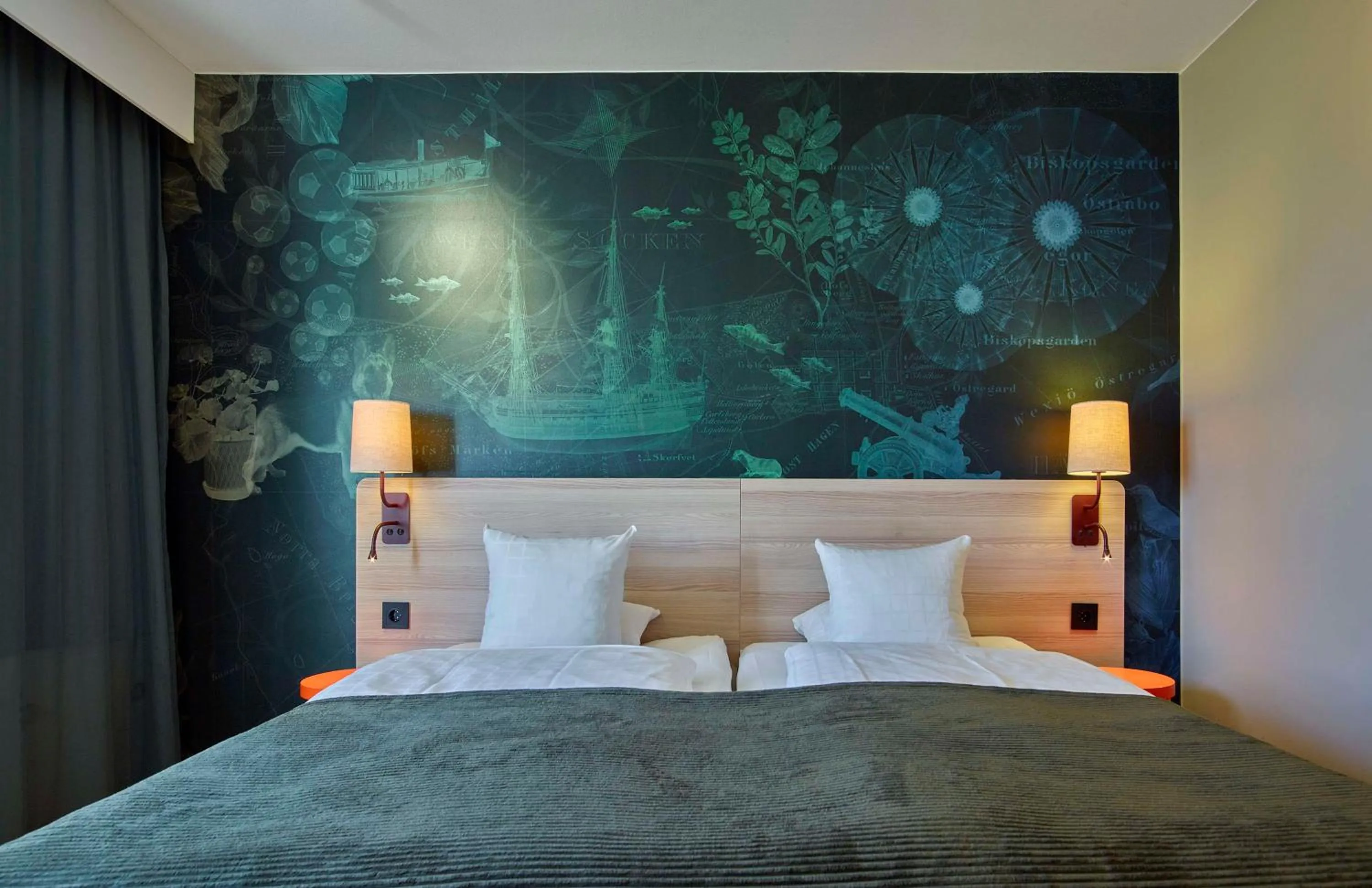 Bedroom, Bed in Scandic Växjö