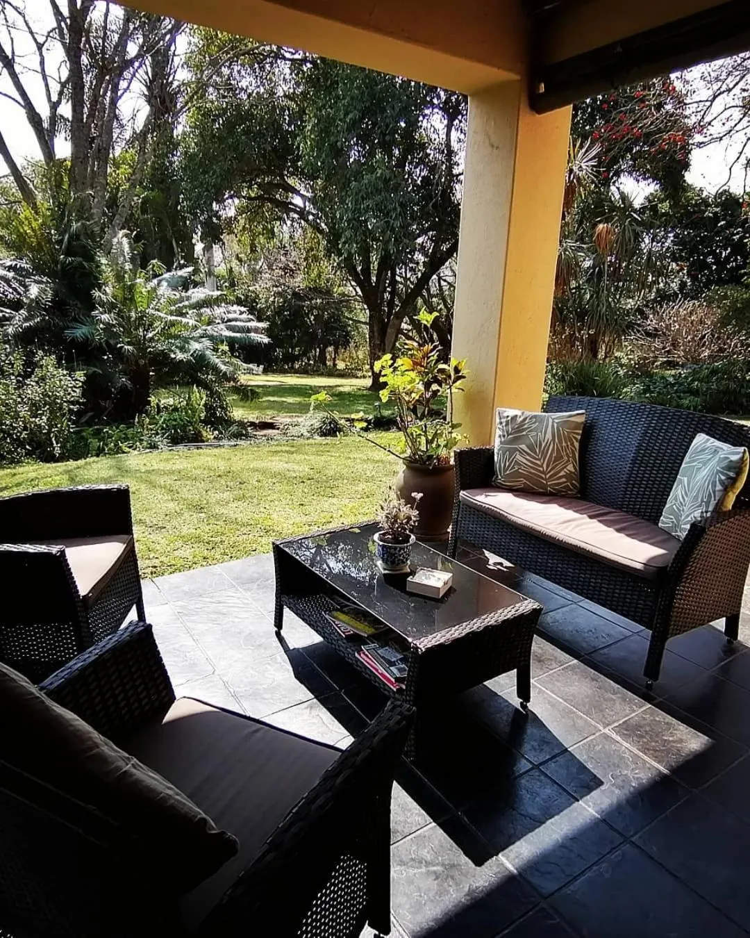 Patio in Idle & Wild Chalet