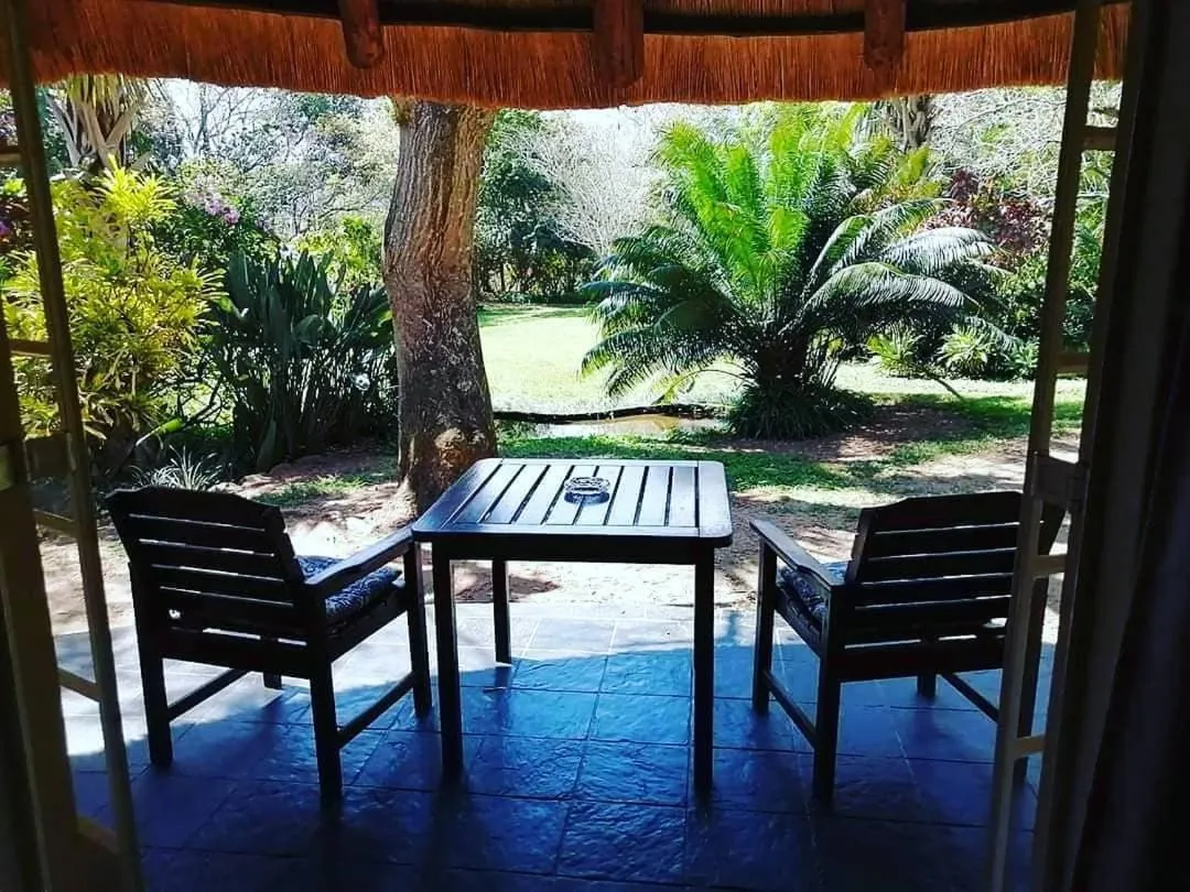 Patio in Idle & Wild Chalet