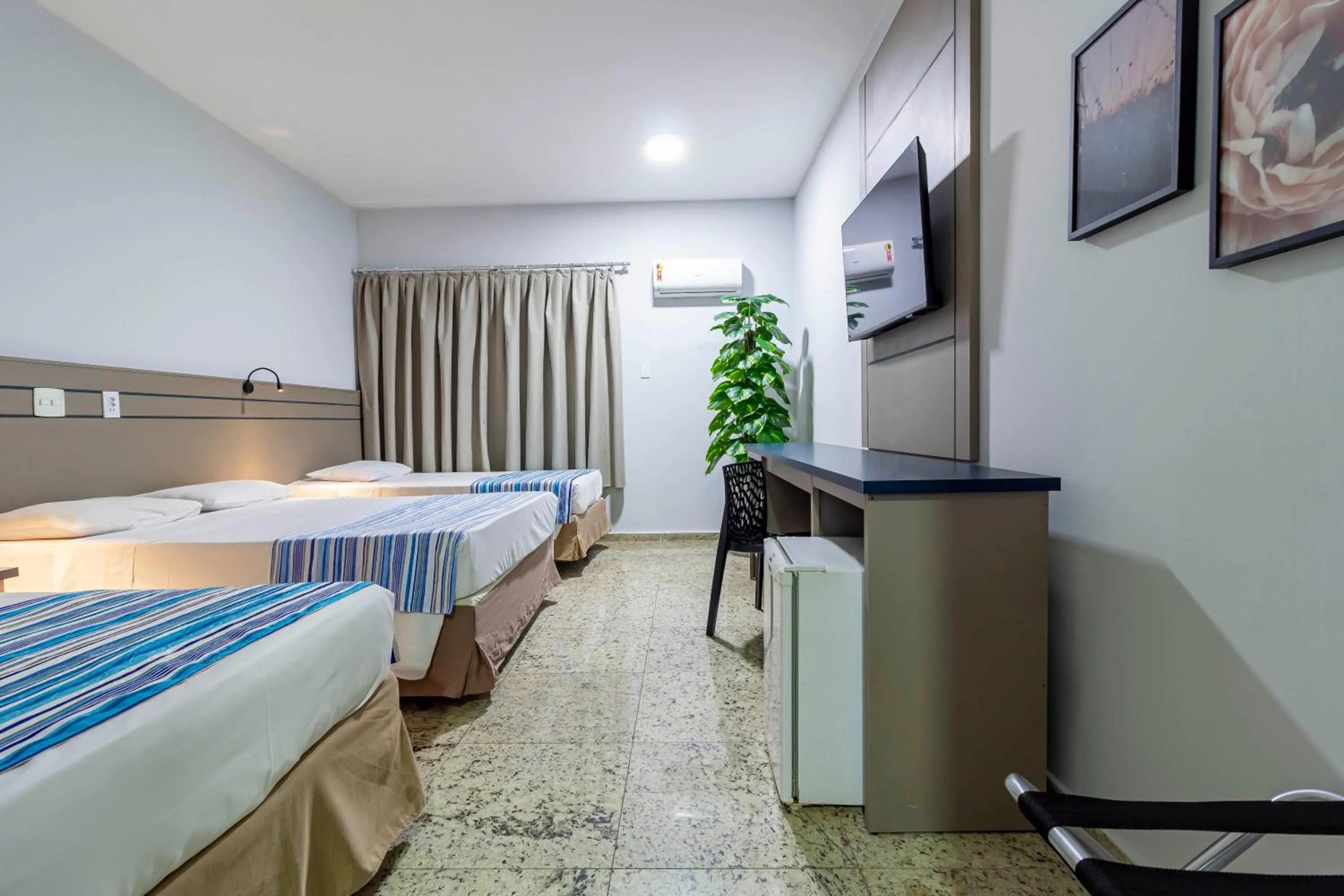 Bed in Hotel Vilage Inn Ribeirão Preto & Convenções