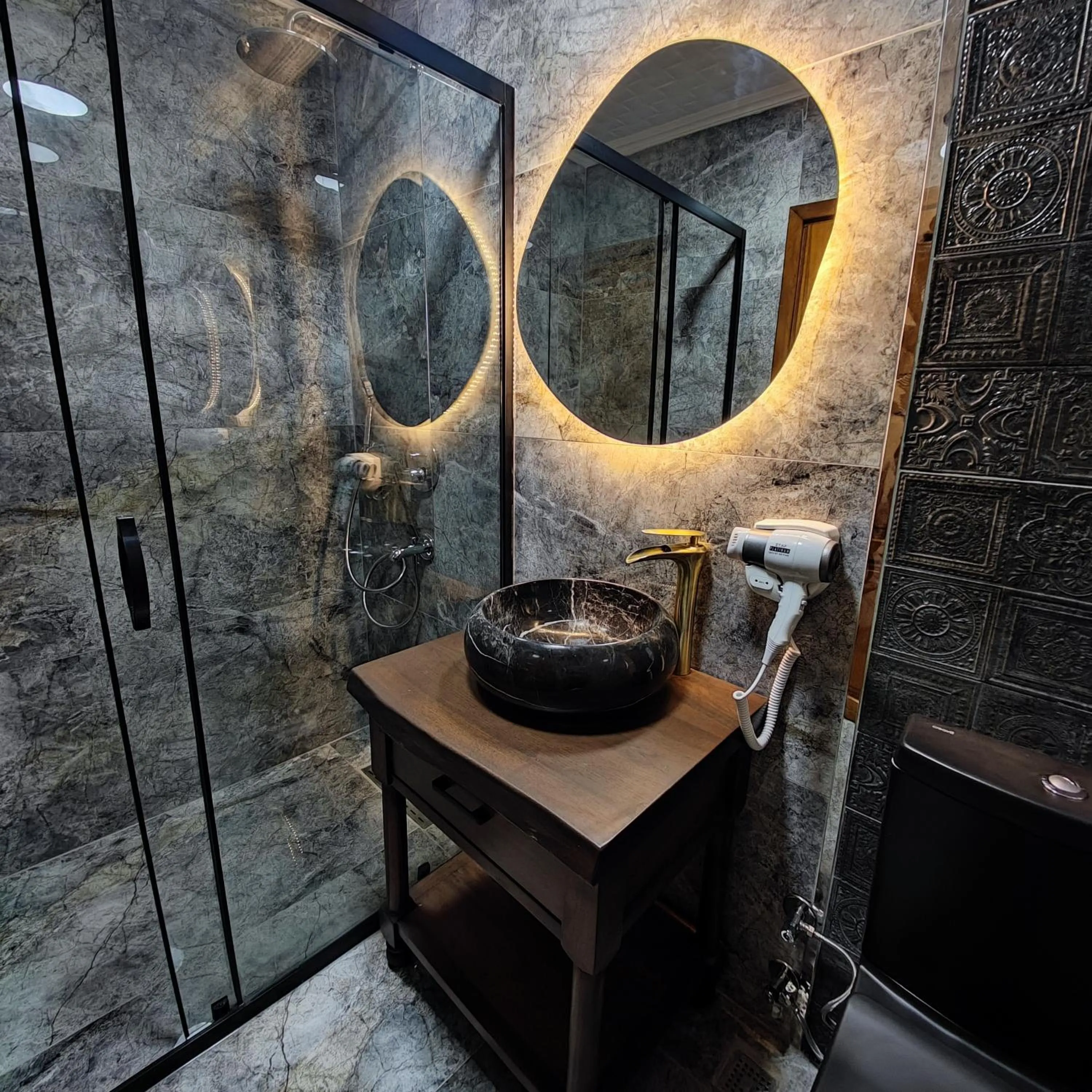 Shower in Star Hotel