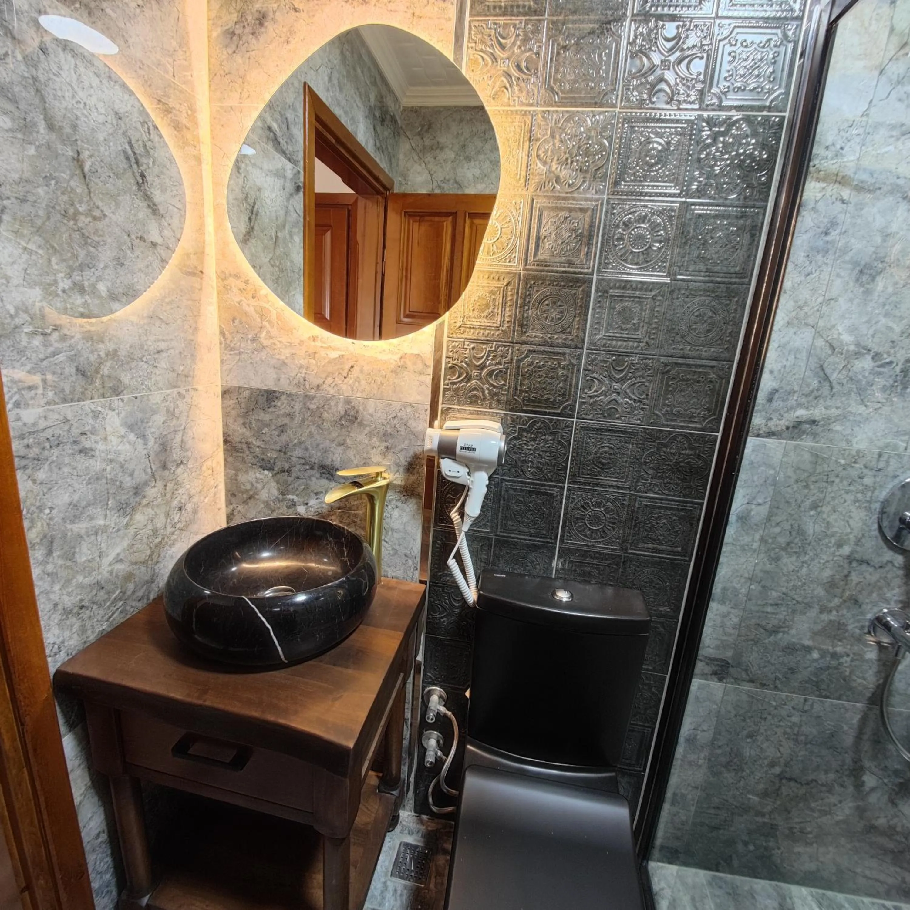 Shower in Star Hotel