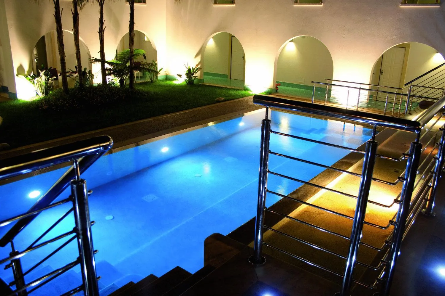 Swimming pool in Ganimede Hotel
