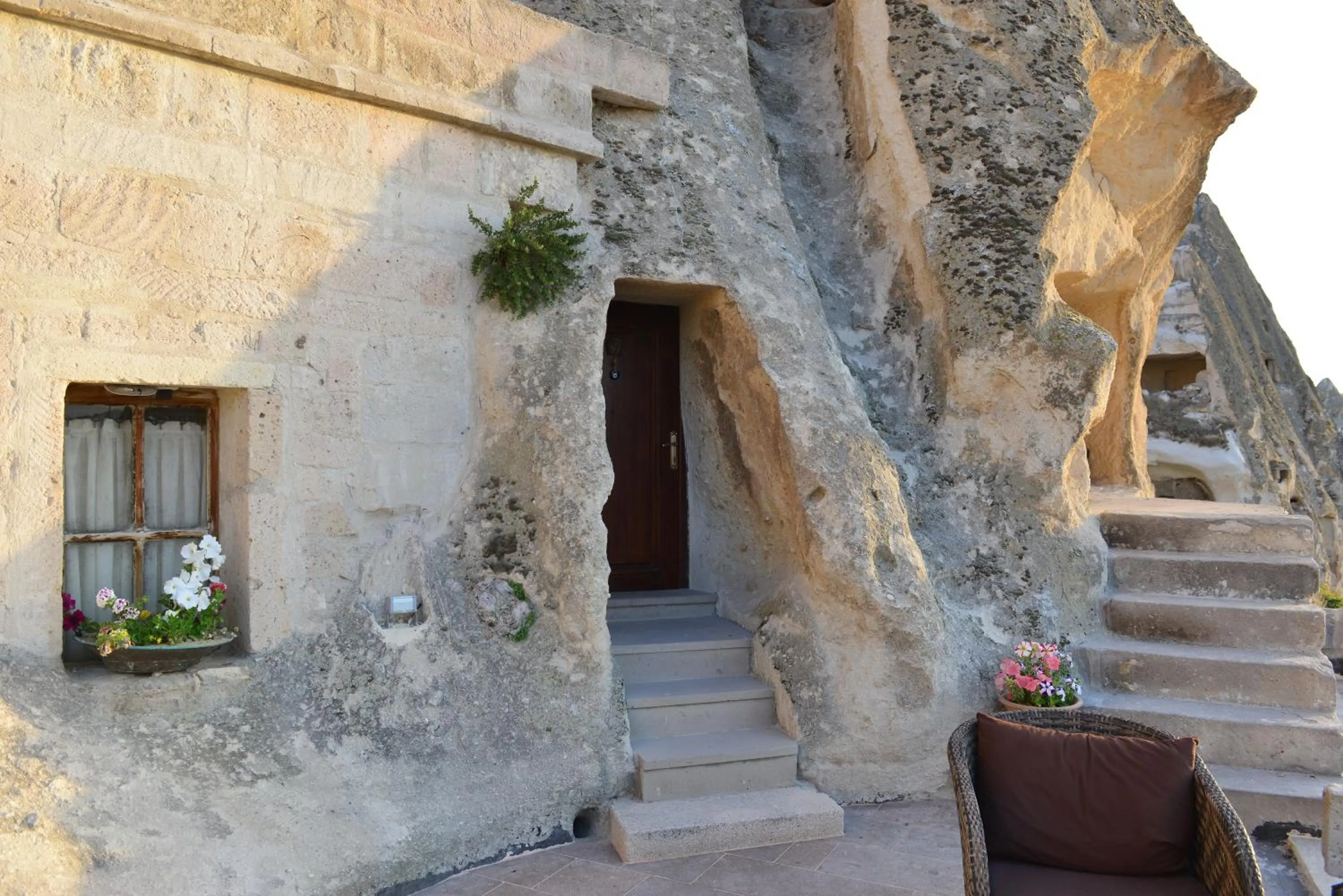 Facade/entrance in Village Cave House Hotel