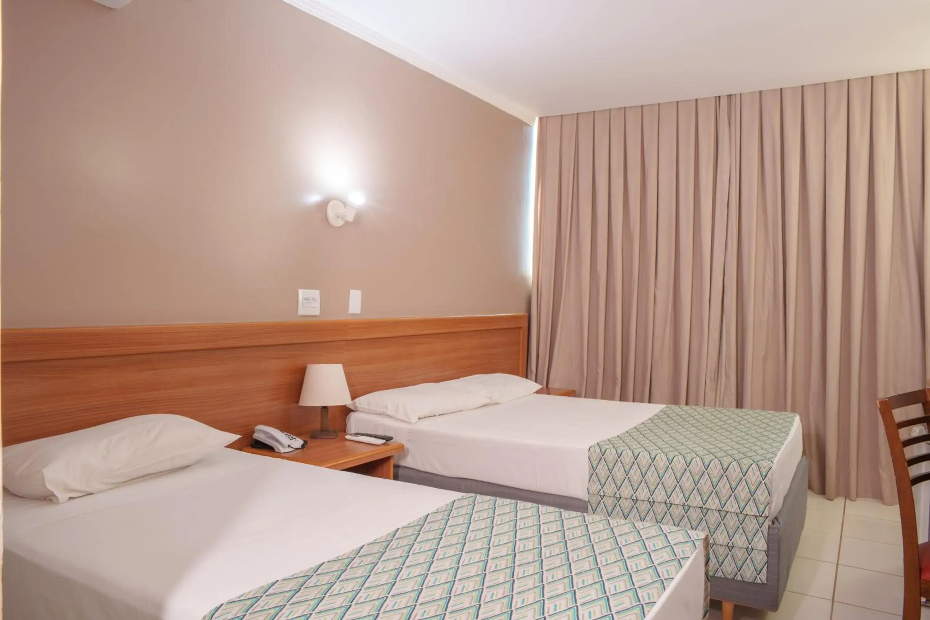 Bedroom, Bed in Hotel Dan Inn Express Ribeirão Preto By Nacional Inn Bedroom, Bed in Hotel Dan Inn Express Ribeirão Preto By Nacional Inn