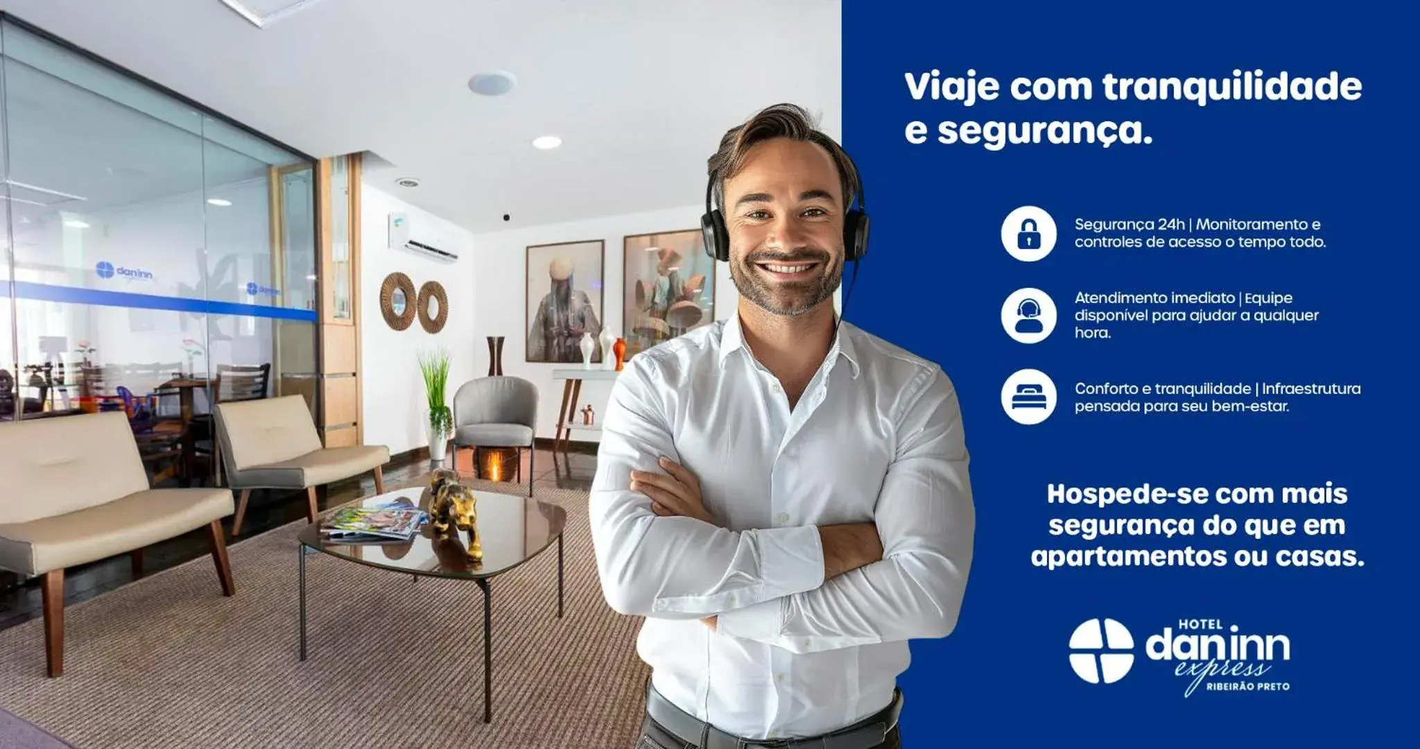 Property building in Hotel Dan Inn Express Ribeirão Preto By Nacional Inn Property building in Hotel Dan Inn Express Ribeirão Preto By Nacional Inn