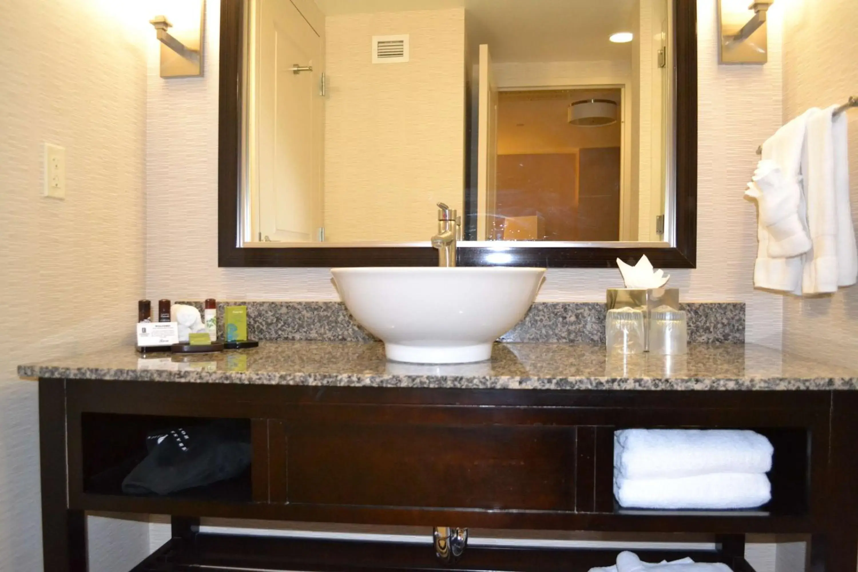 Bathroom in Embassy Suites Palmdale Bathroom in Embassy Suites Palmdale