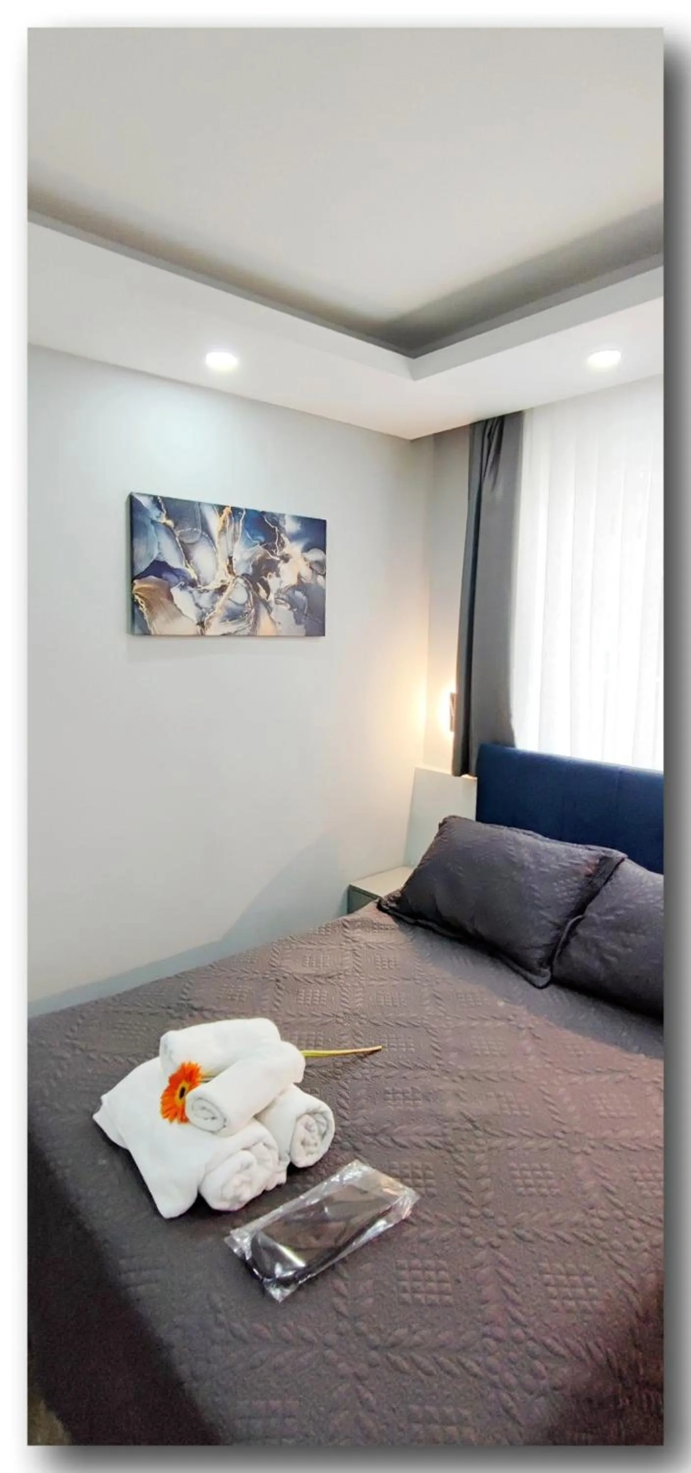 Bedroom, Bed in Aspendos Suites Konyaaltı Apart