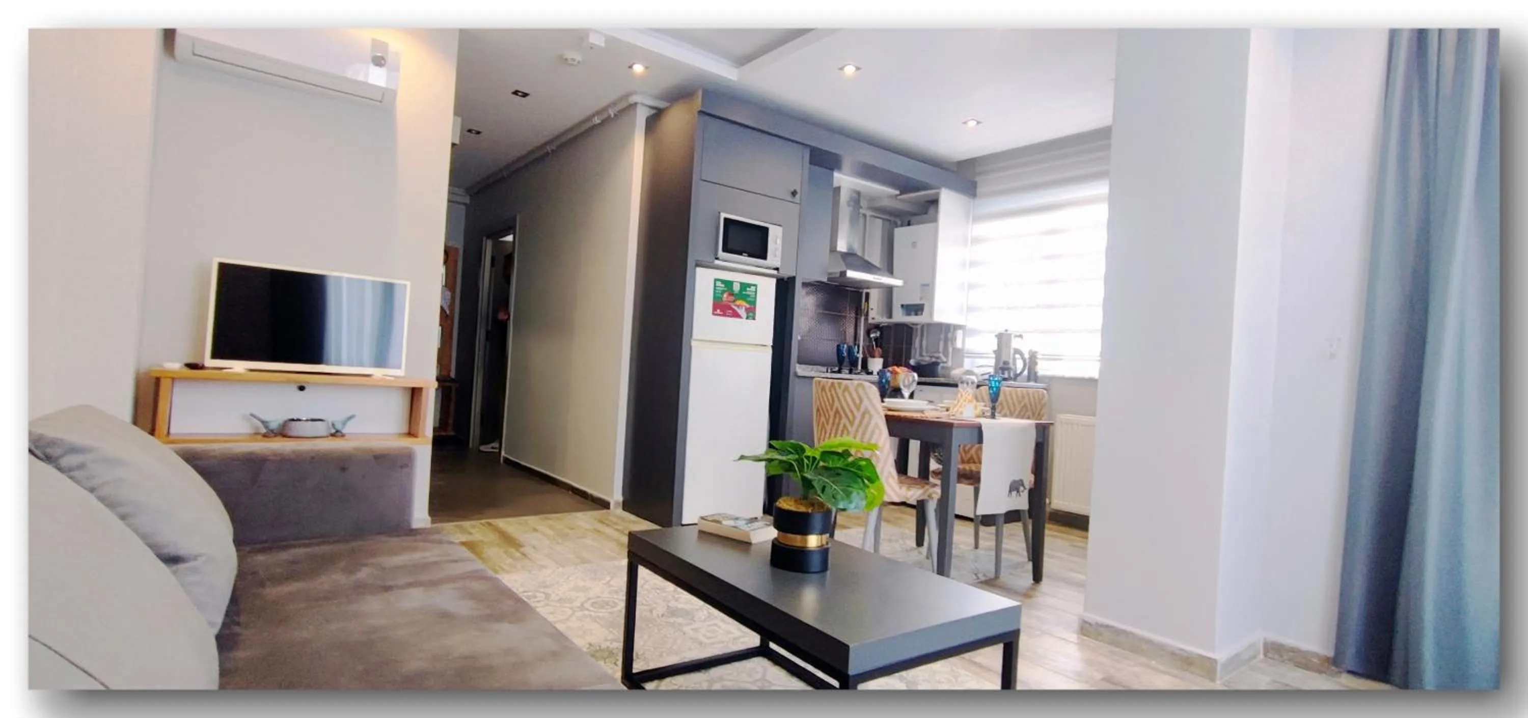 Living room in Aspendos Suites Konyaaltı Apart