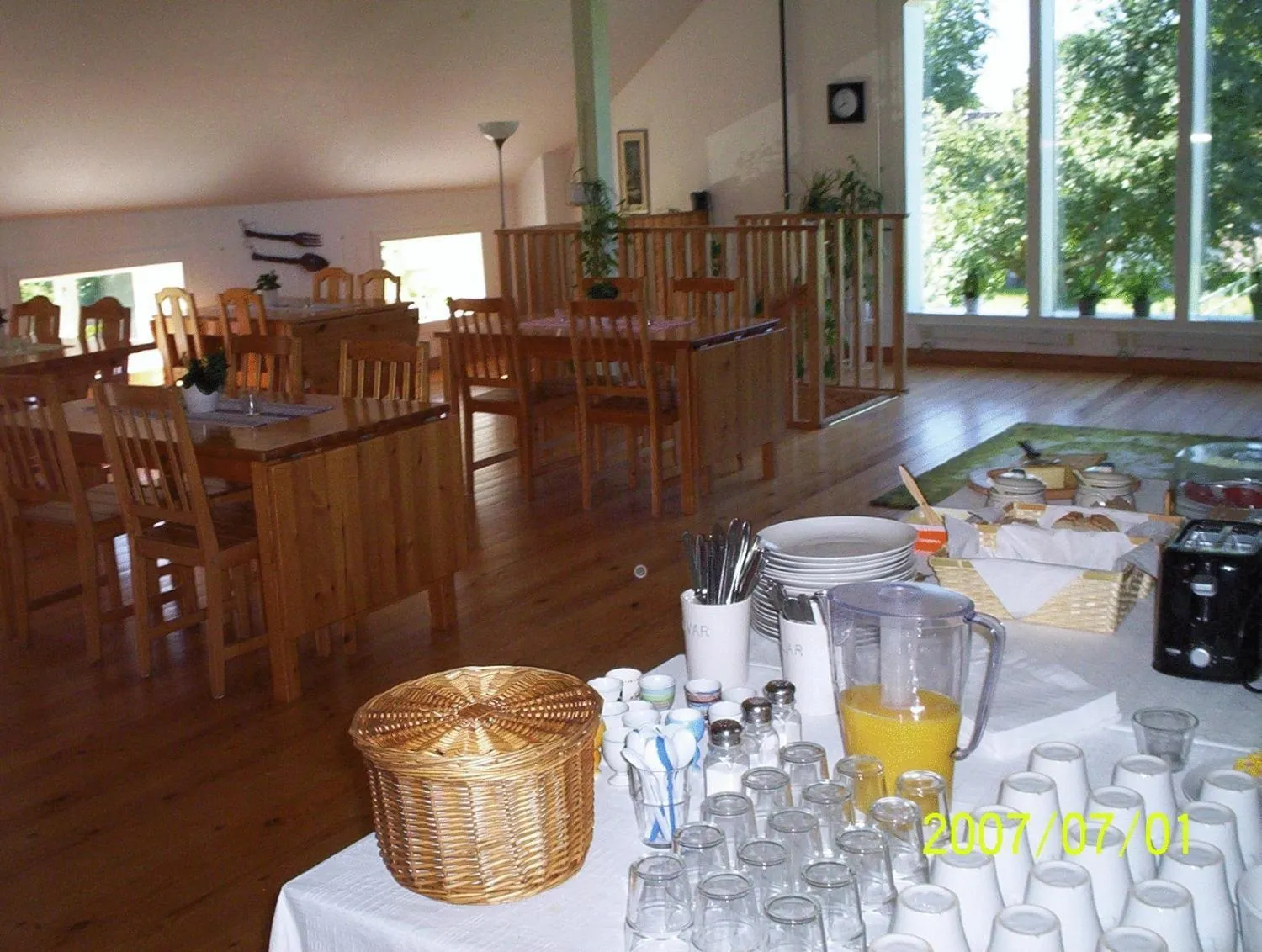 Food and drinks in Röda Stallet Bed & Breakfast