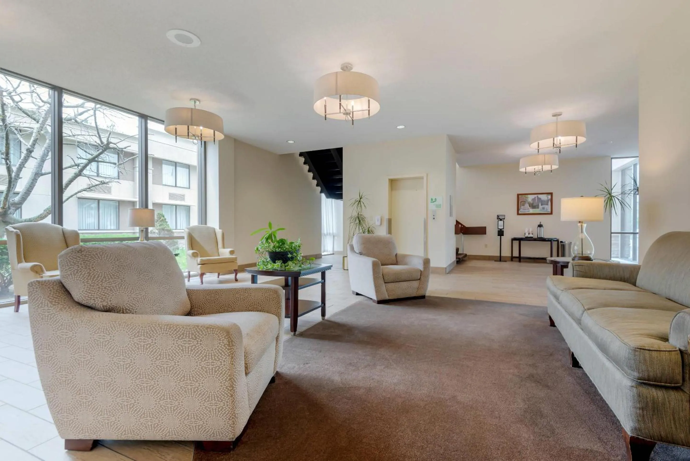 Lobby or reception in Clarion Inn Elmira-Horseheads