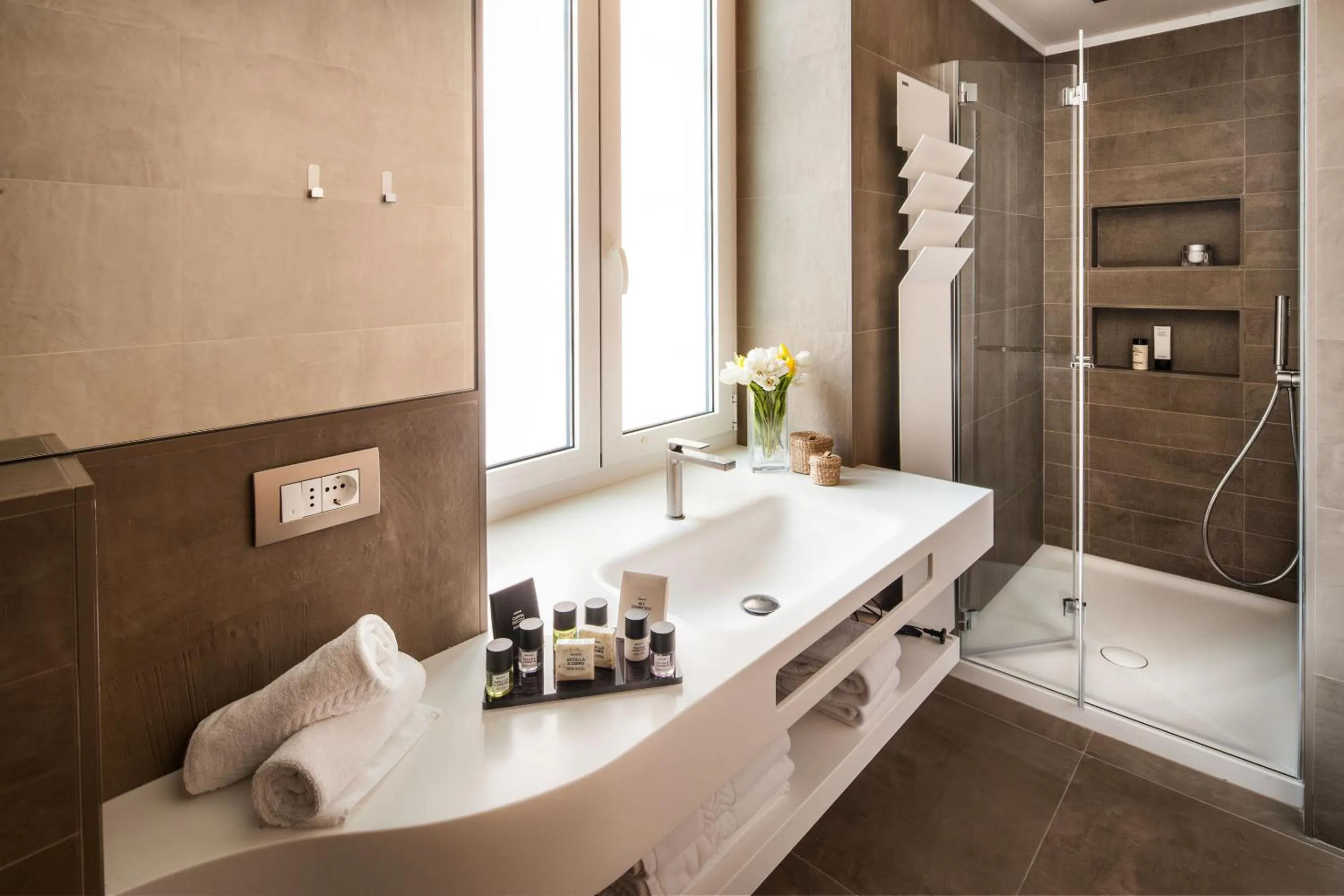 Bathroom in Hotel Savoia