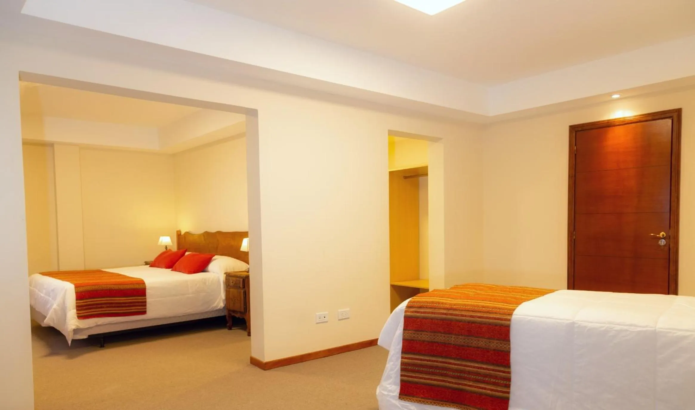 Bed in Terraza Coirones Hotel