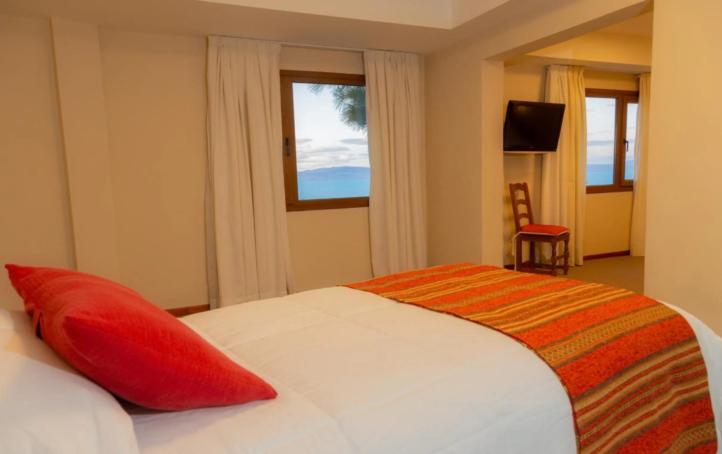 Bed in Terraza Coirones Hotel