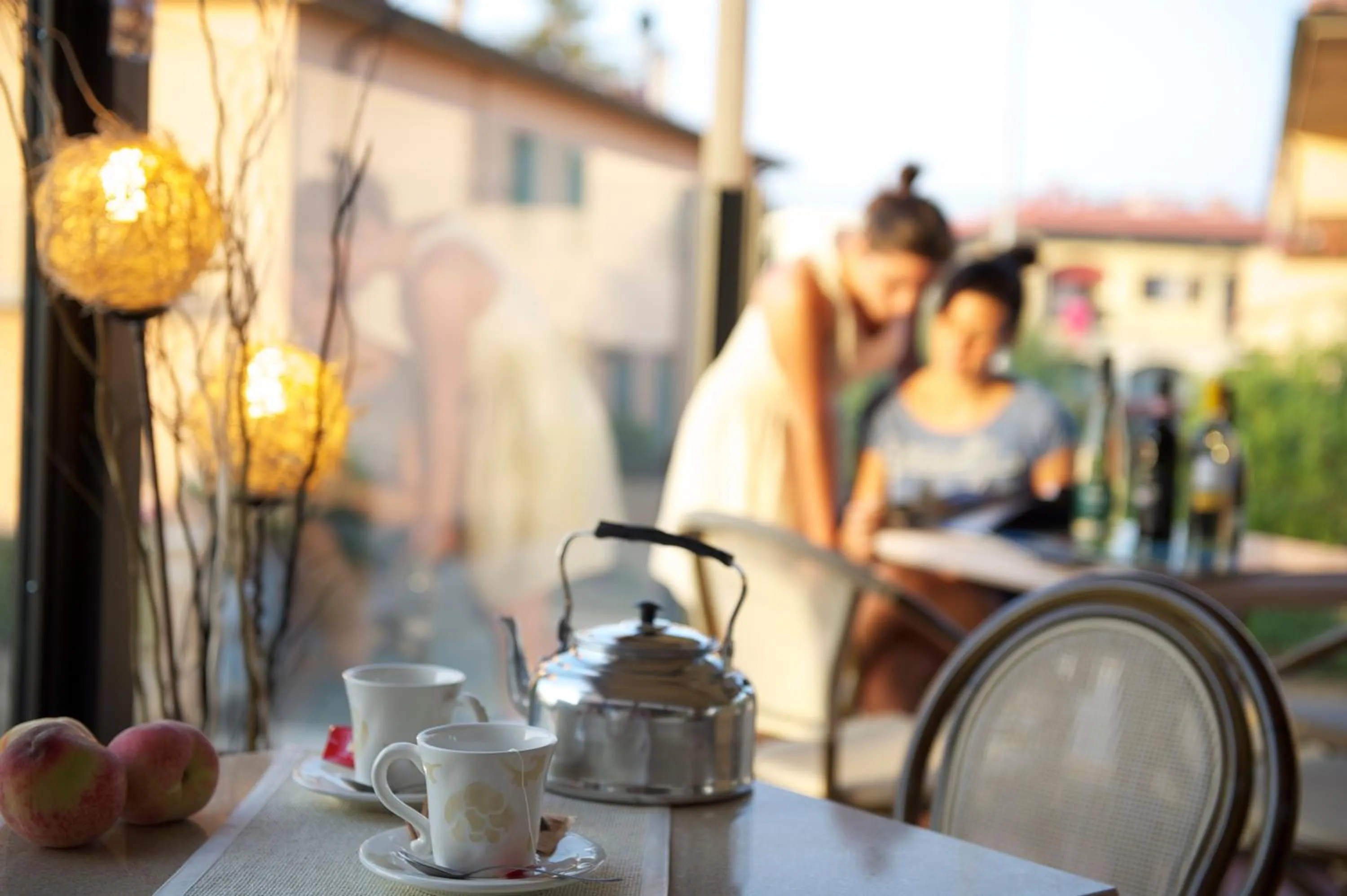 Balcony/Terrace in Holiday Rooms Antica Badia