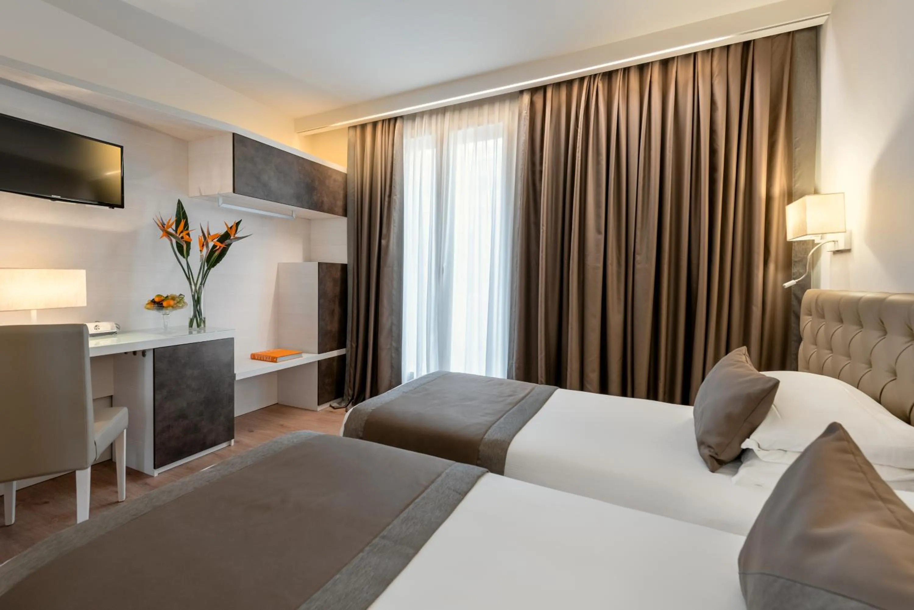 Bed in UNAHOTELS Eco Hotel Villa Costanza Venezia