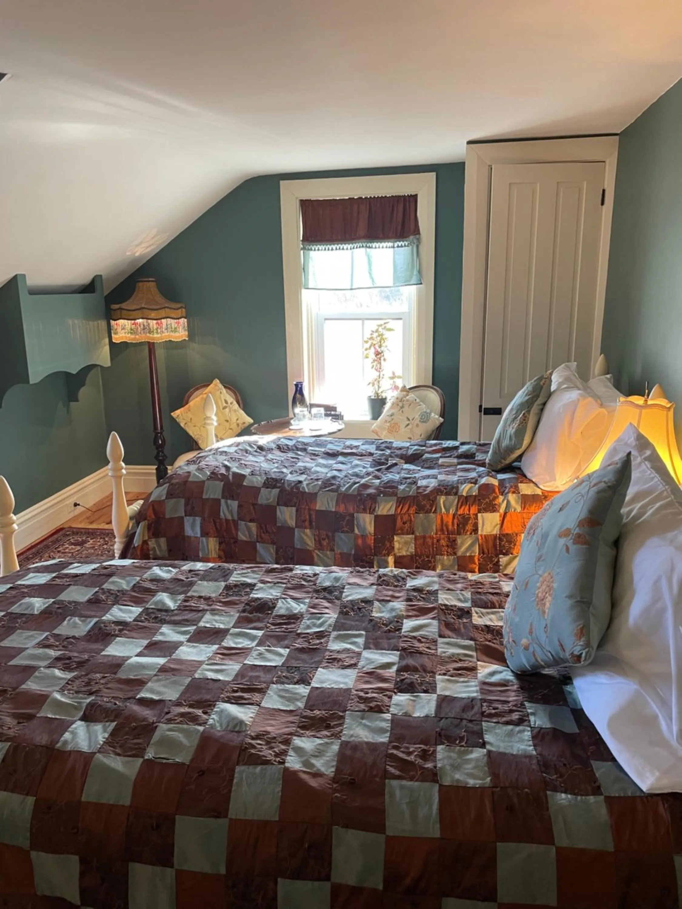 Bed in Hollinger House