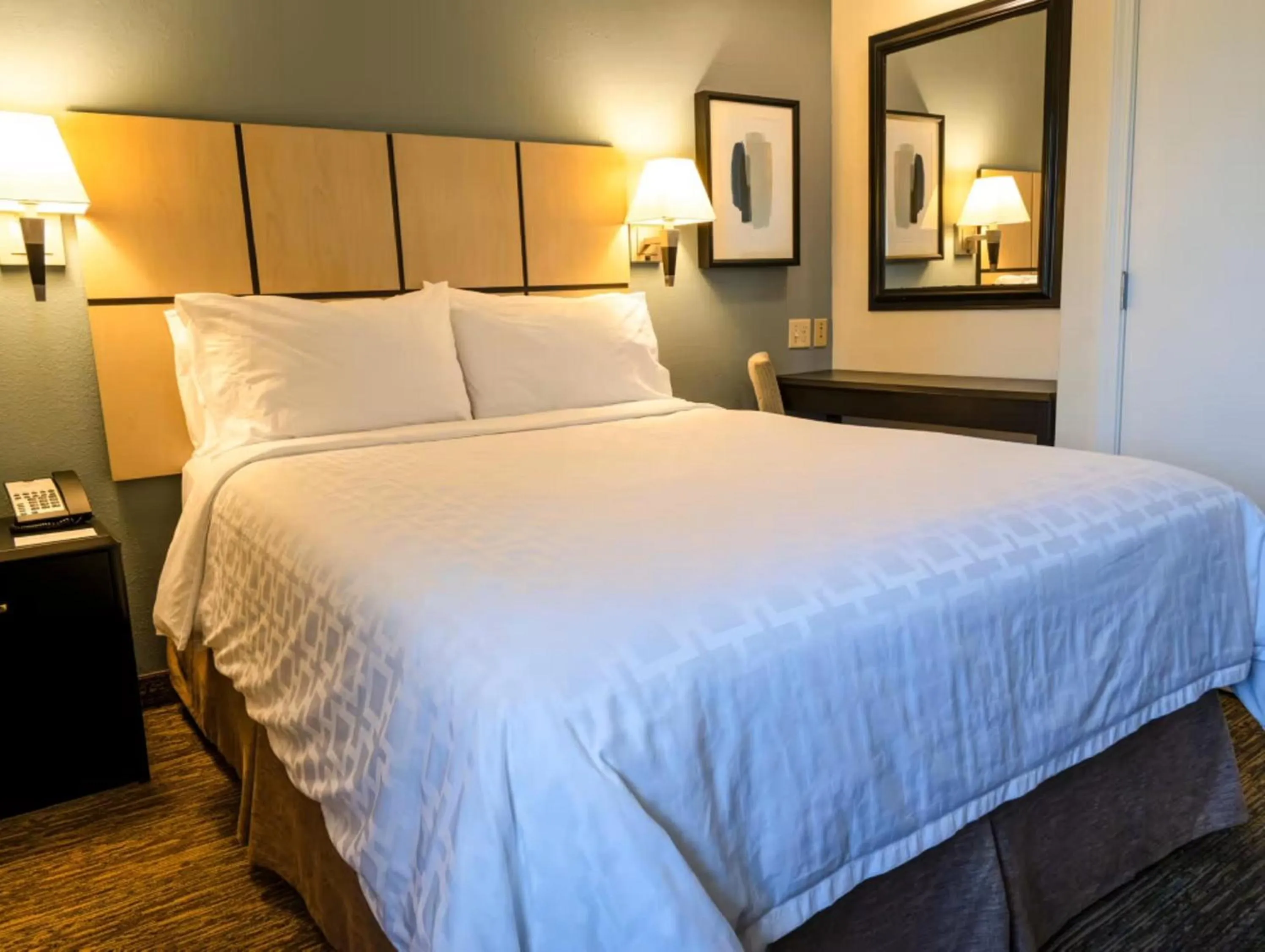 Bed in Candlewood Suites East Lansing by IHG