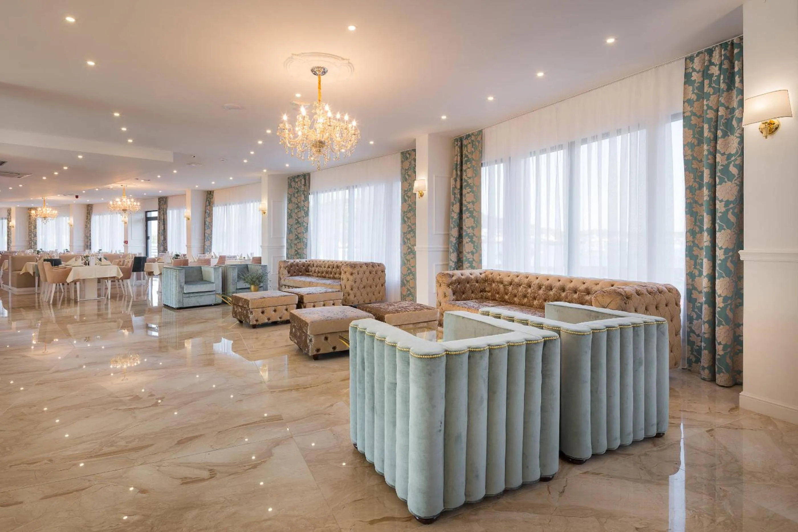 Lobby or reception in Hotel Perla