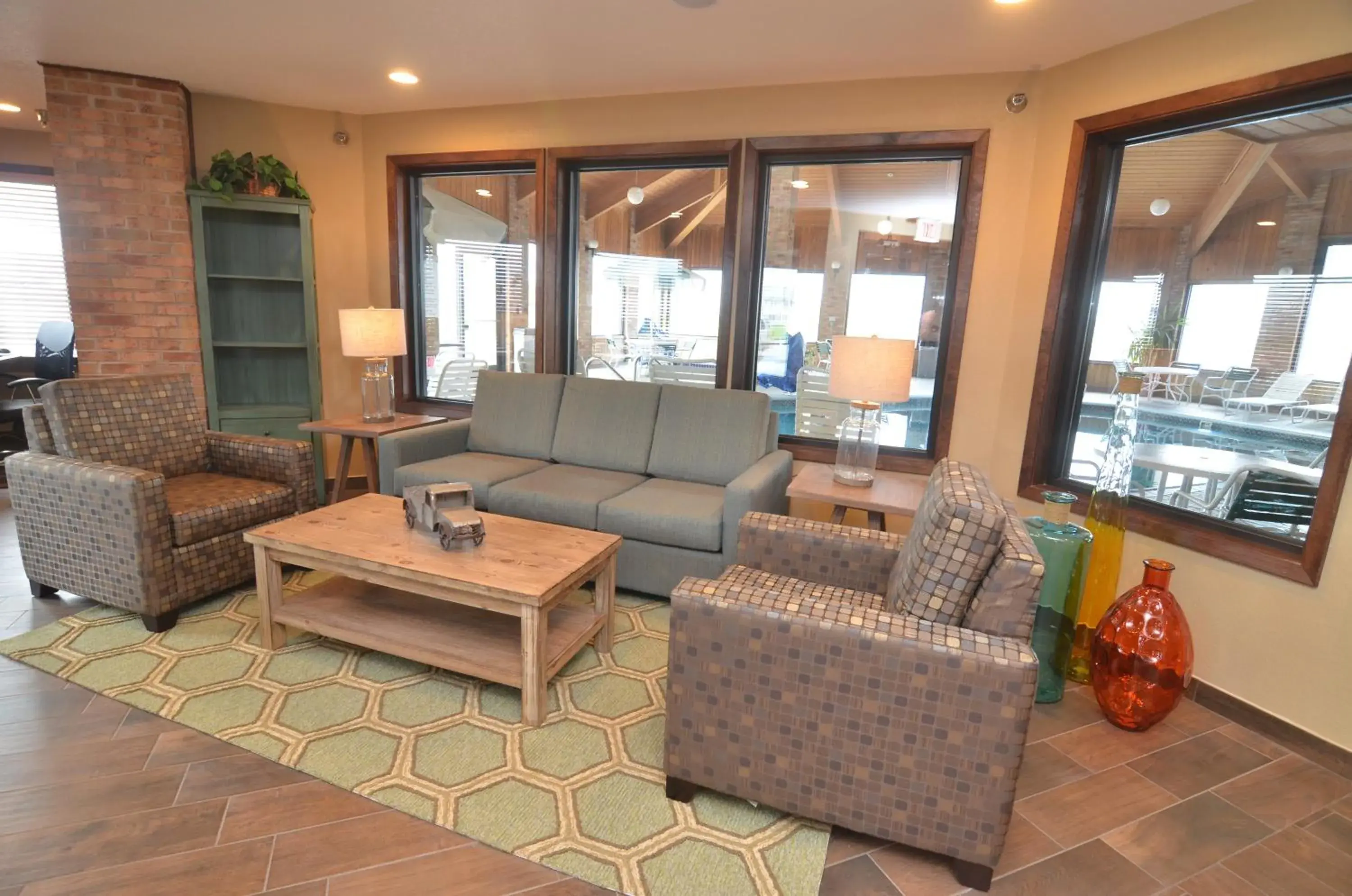 Lobby or reception in AmericInn by Wyndham Mount Pleasant Lobby or reception in AmericInn by Wyndham Mount Pleasant