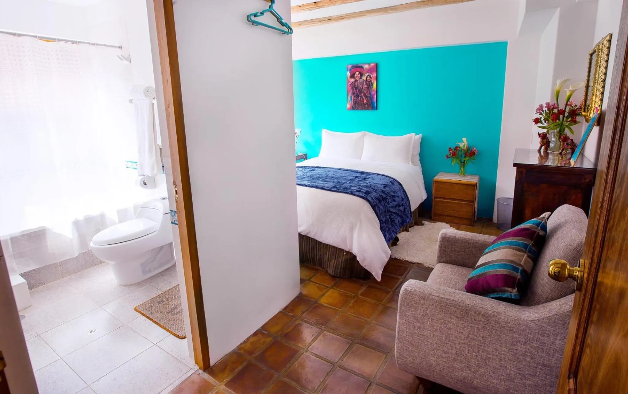 Toilet, Bed in Parwa Guest House