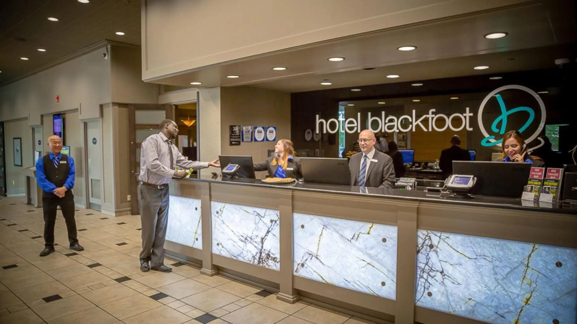Lobby or reception in Hotel Blackfoot