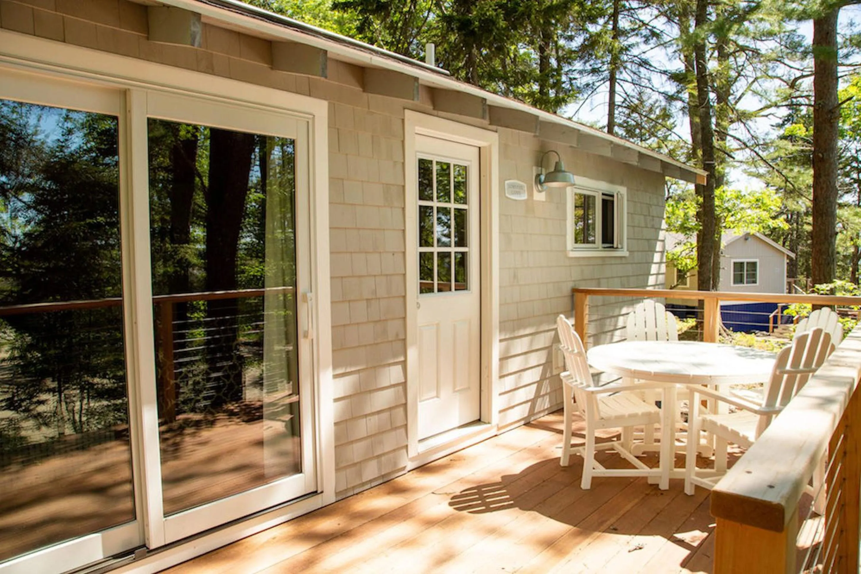 Patio in Linekin Bay Resort