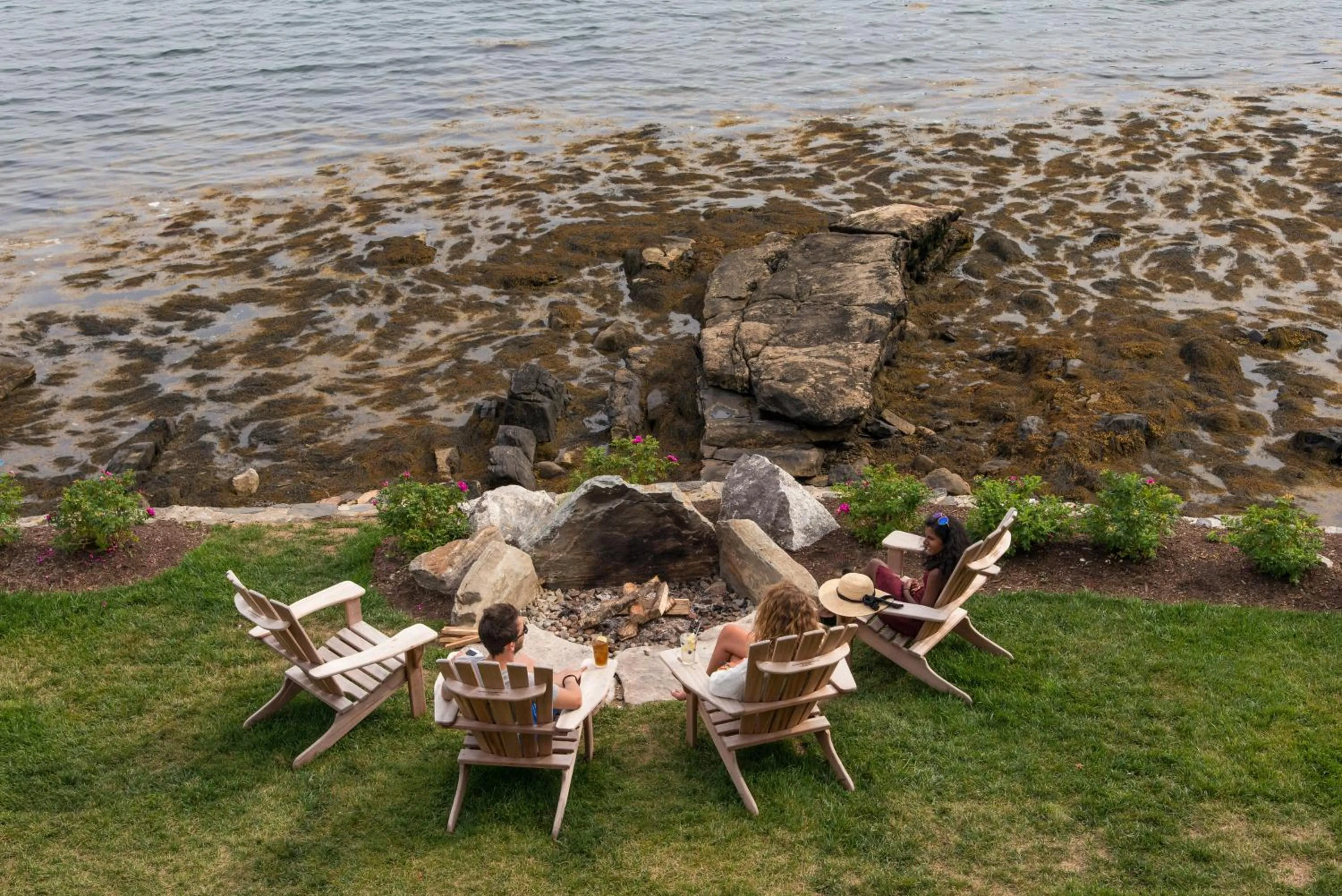 People in Linekin Bay Resort