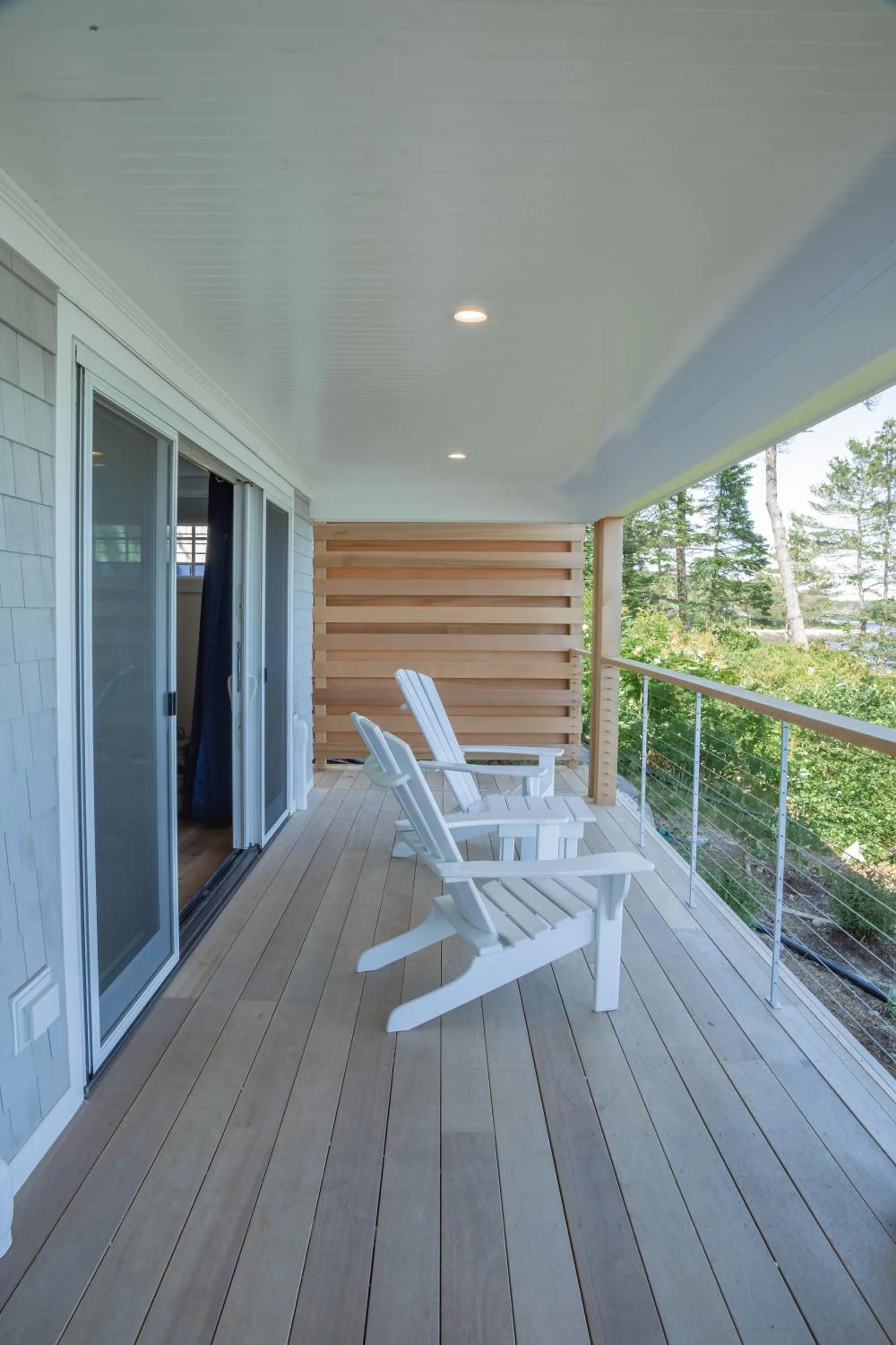 Patio in Linekin Bay Resort