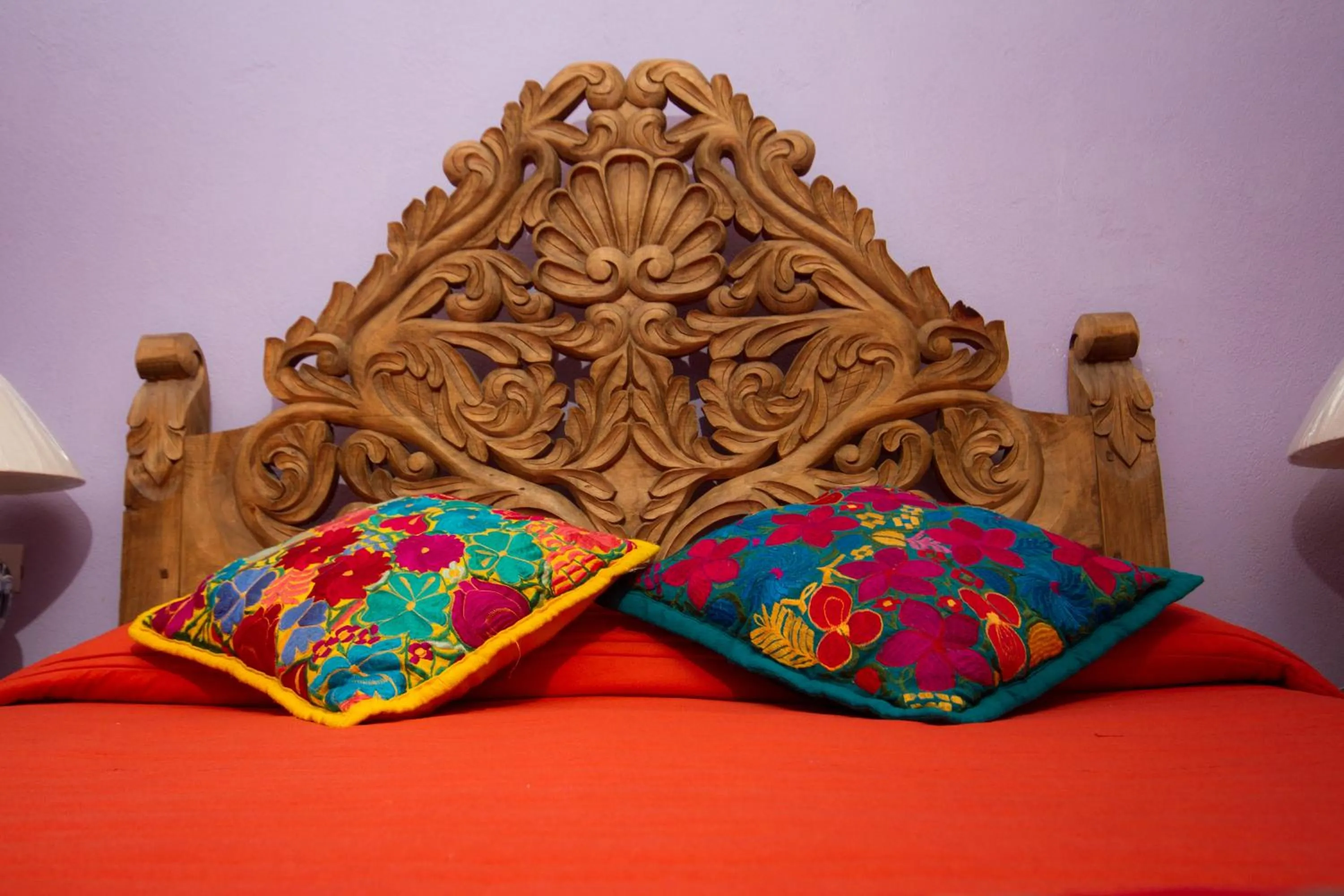 Bed in Posada Maria Luisa