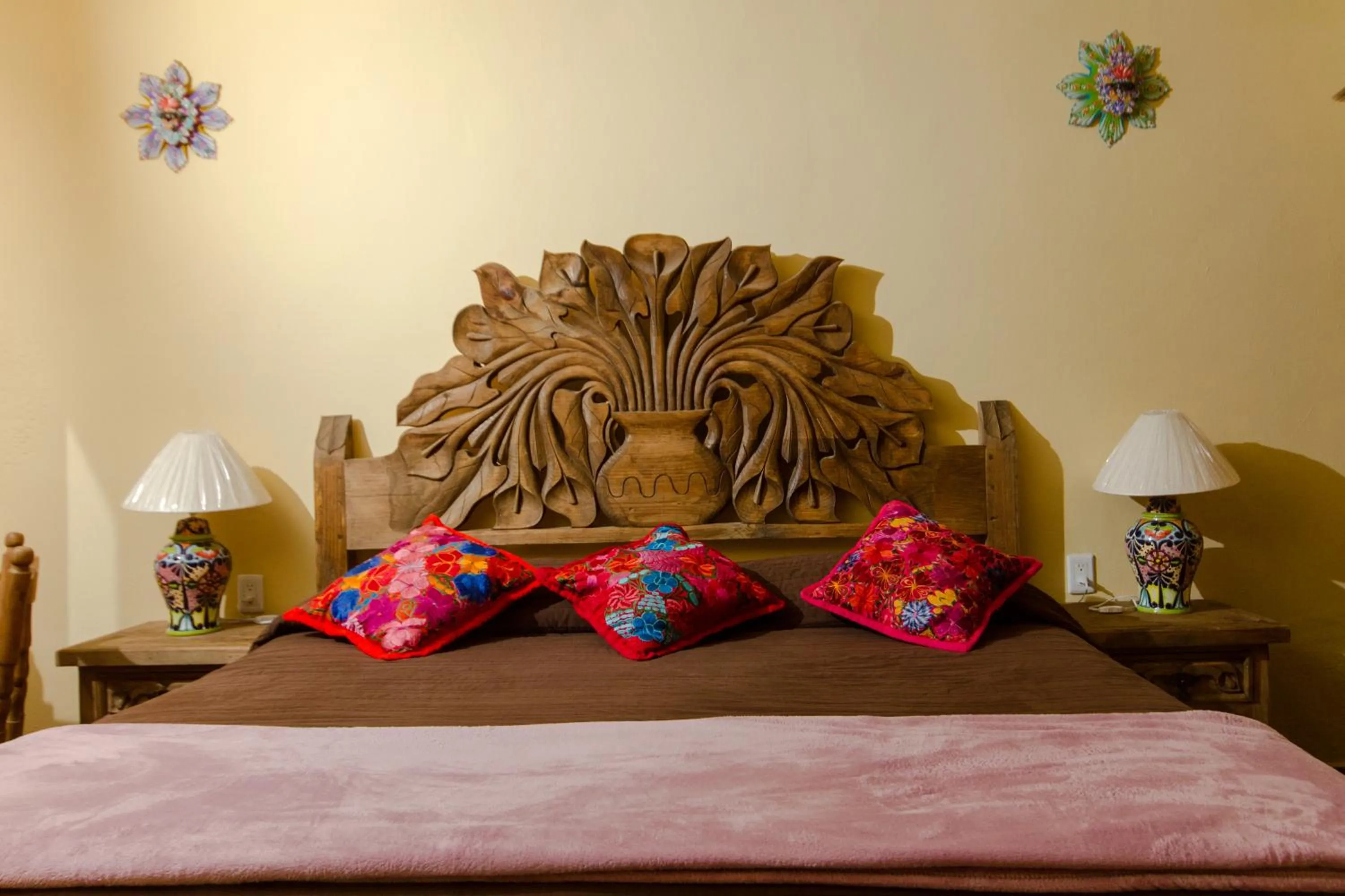 Bed in Posada Maria Luisa