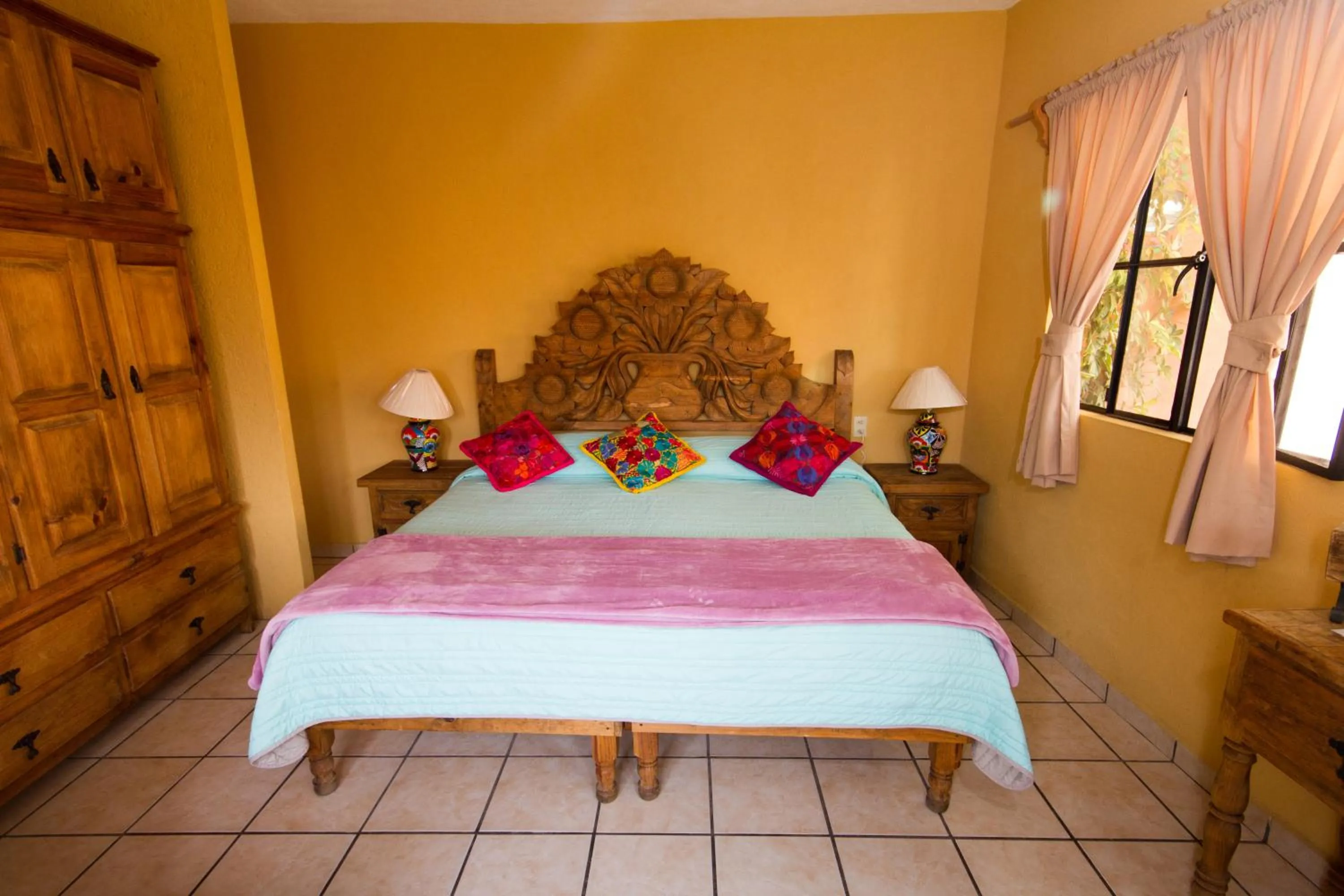 Bed in Posada Maria Luisa