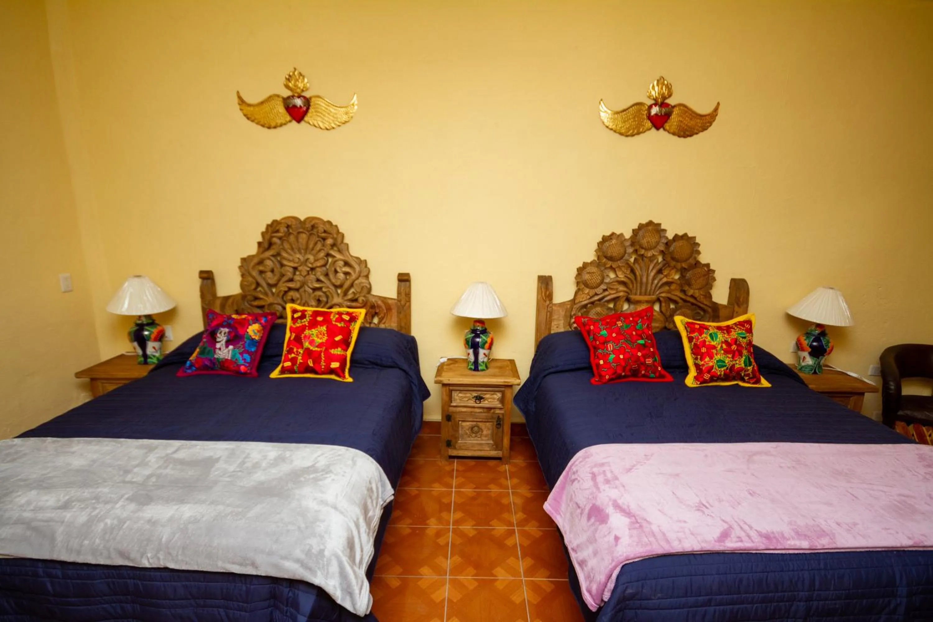 Bed in Posada Maria Luisa