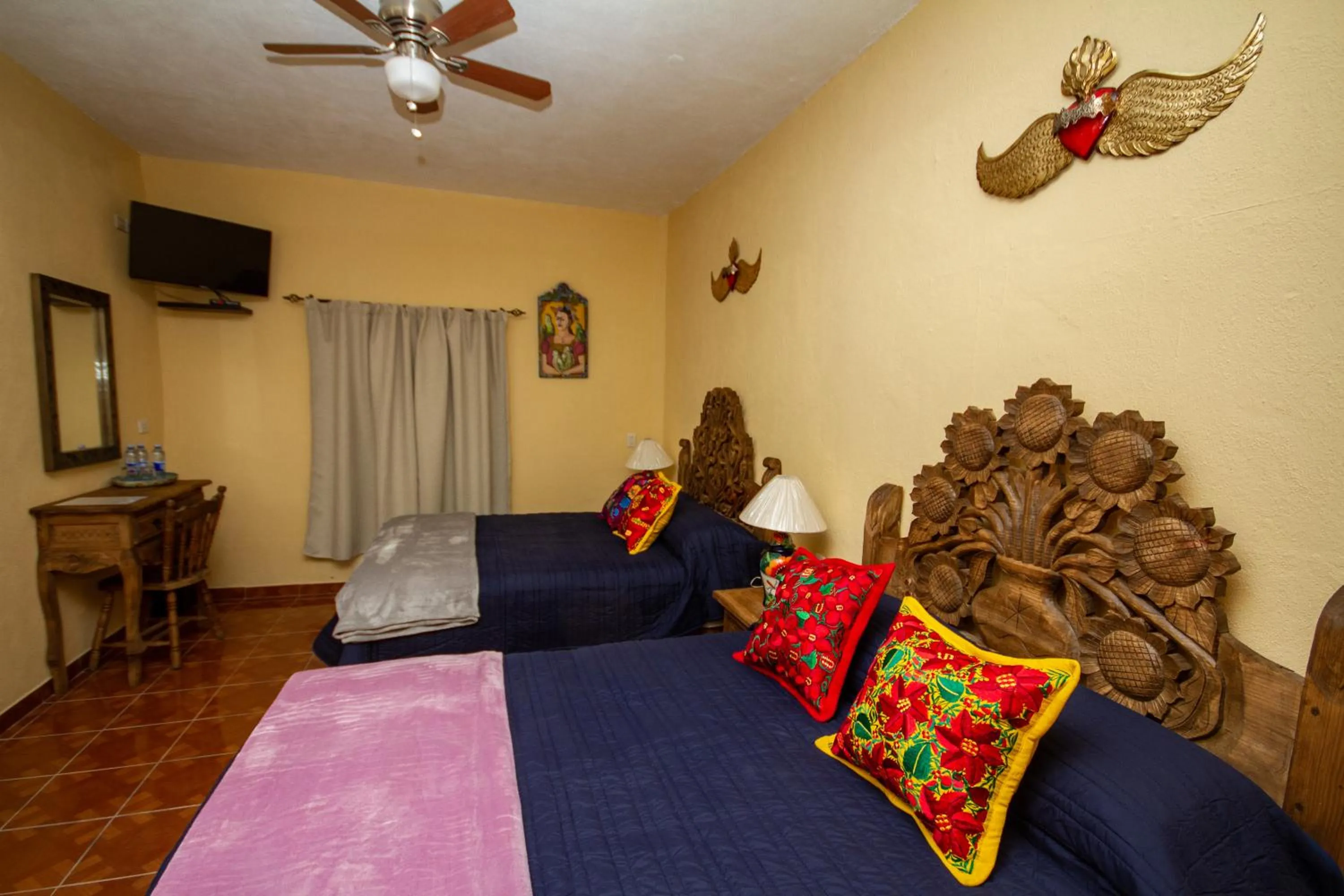 Bed in Posada Maria Luisa